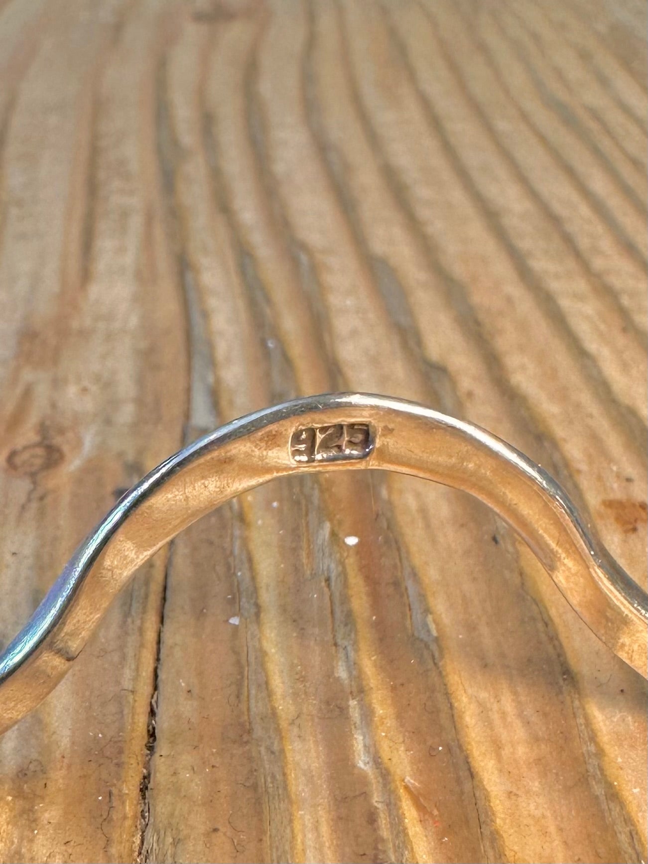 Wavy Full 925 Sterling Silver Bangle