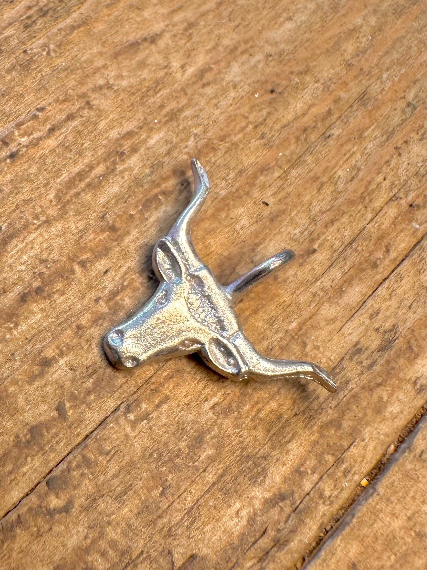 Longhorn 925 Sterling Silver Pendant