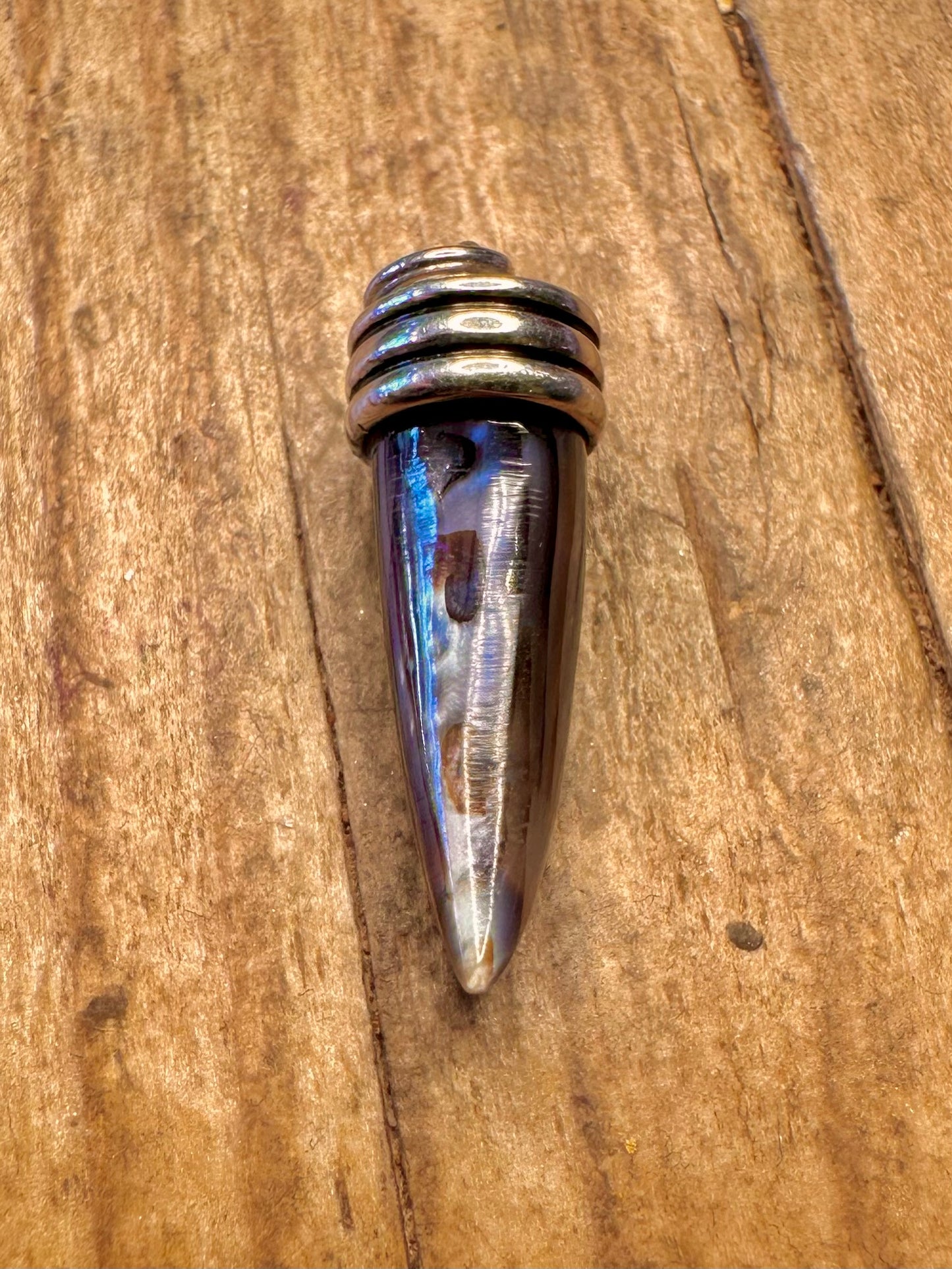 Abalone-Kralle 925 Sterling Silber Anhänger