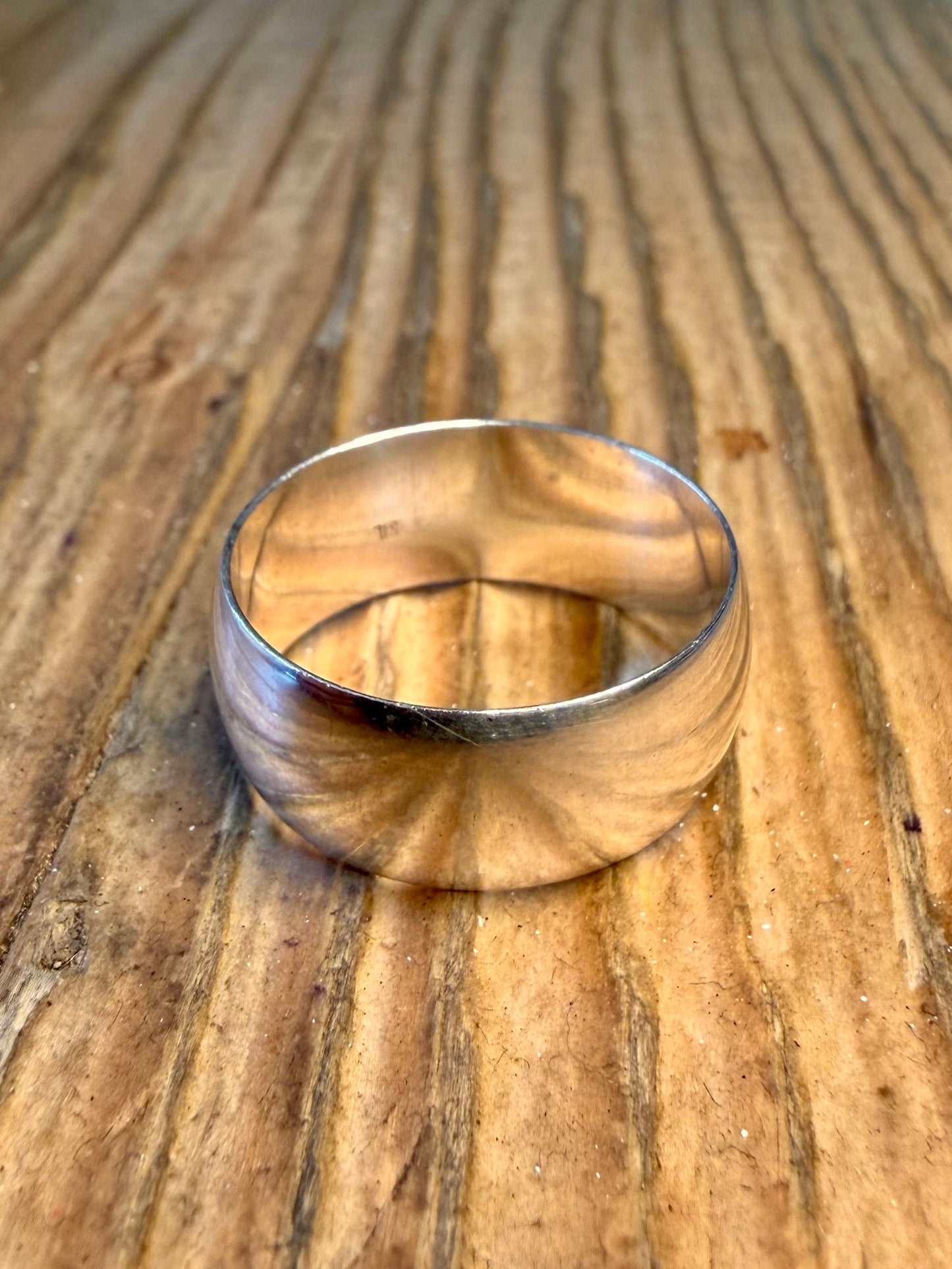 Band 925 Sterling Silver Size P1/2 Ring