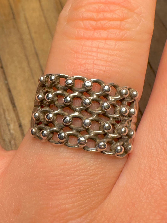 Vintage Keepers 925 Sterling Silver Size R Ring