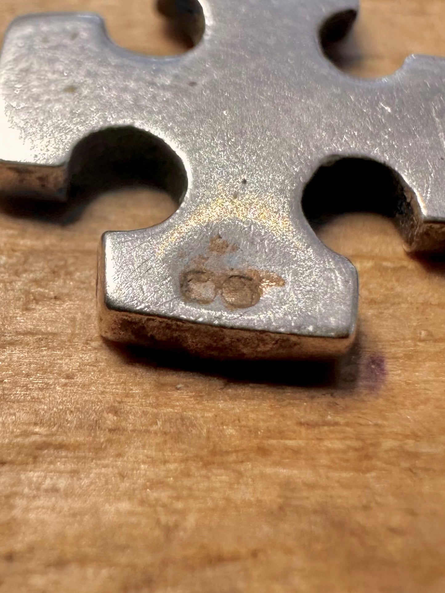 Vintage Burrian Cross 925 Silver Pendant