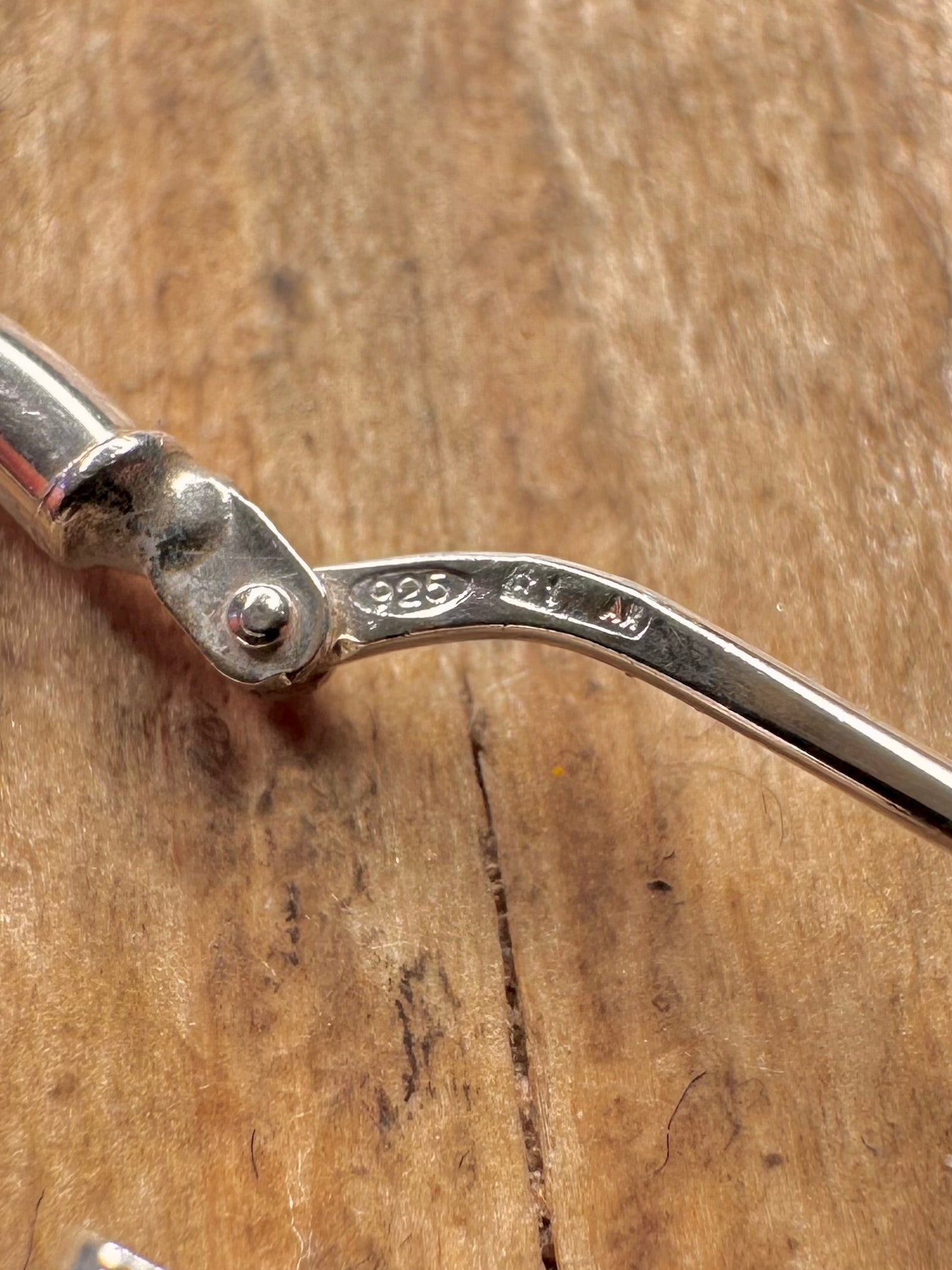 Vintage Creolen aus 925er Sterlingsilber