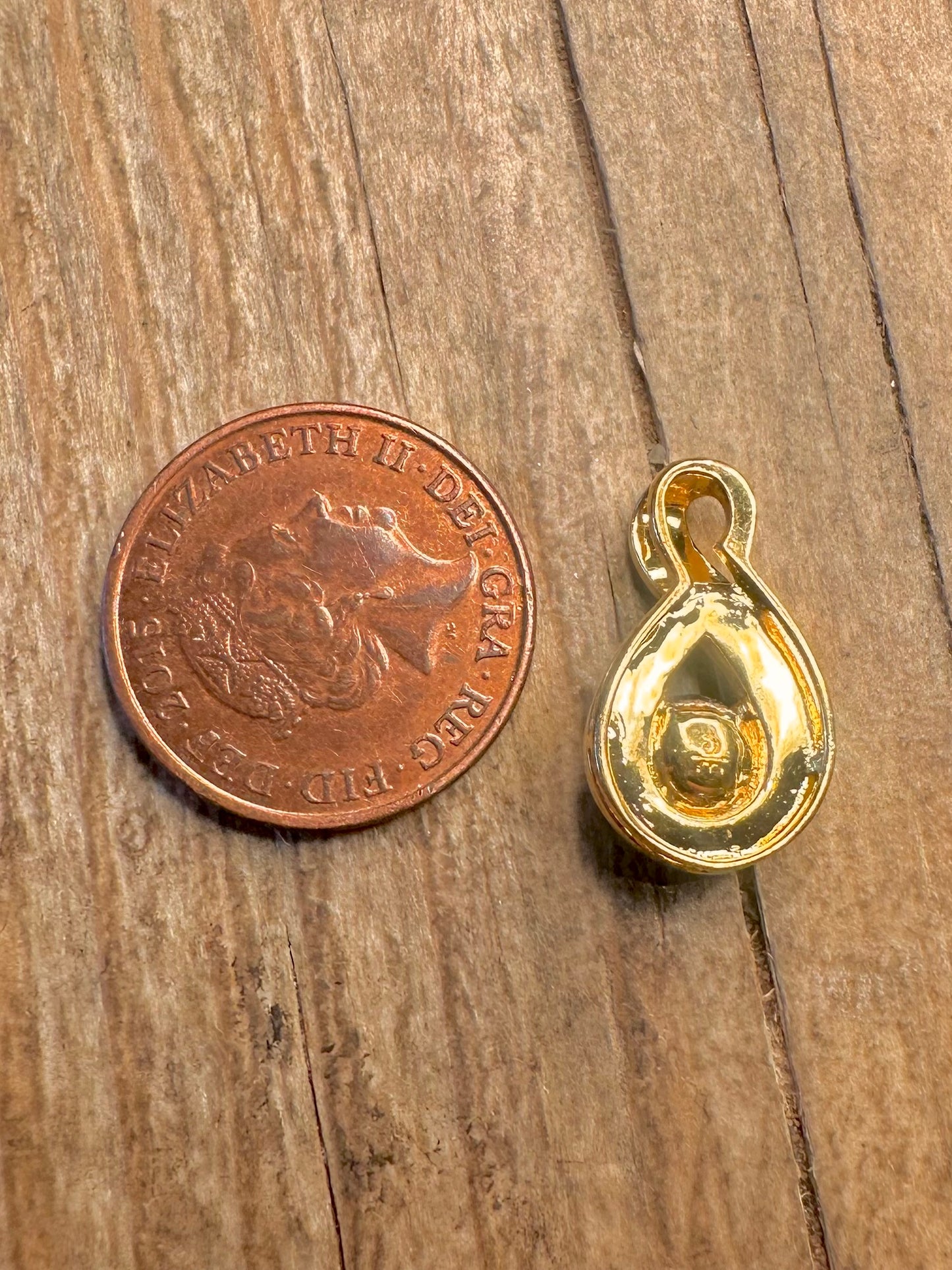 Modern Infinity White CZ Gold on 925 Sterling Silver Pendant