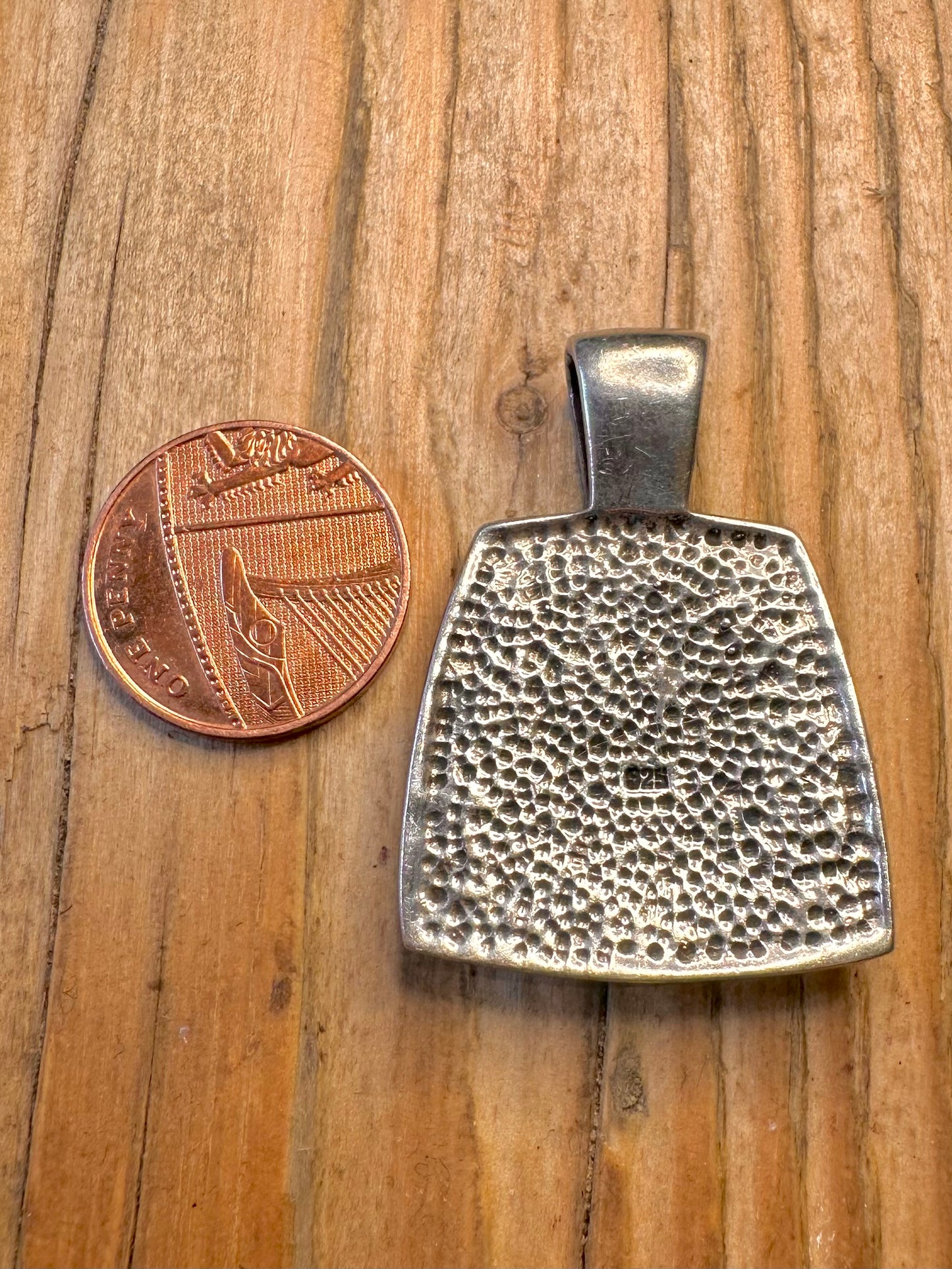 Mosaik-Anhänger aus verschiedenen Edelsteinen, Sterlingsilber 925