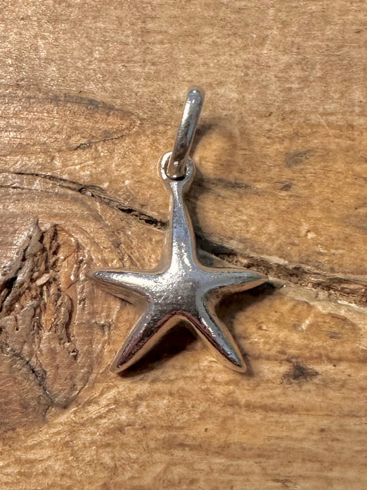 Vintage Star 925 Silver Pendant