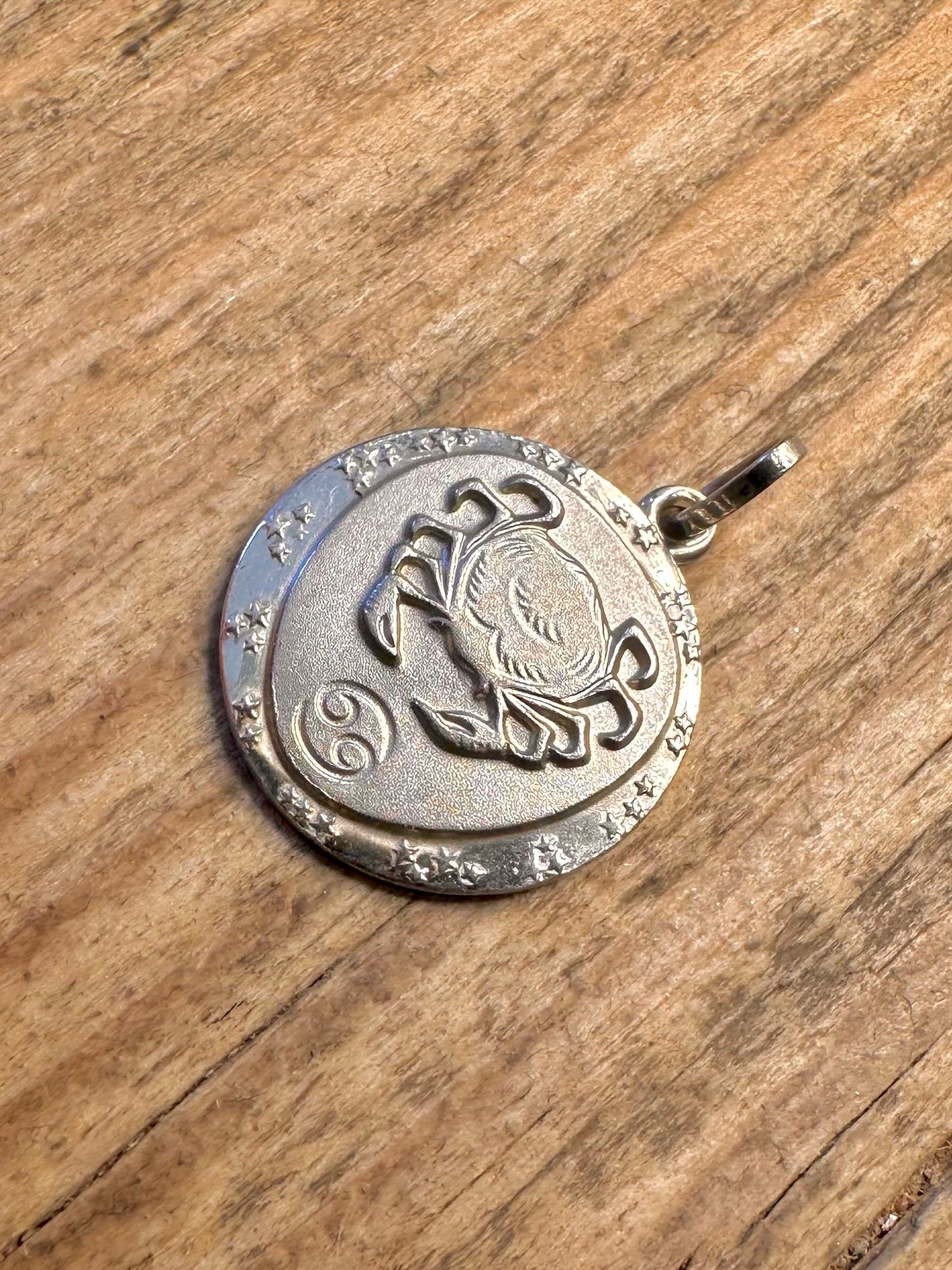 Tierkreiszeichen 1966 Krebs Krabbe Astrologie 925 Sterling Silber Anhänger