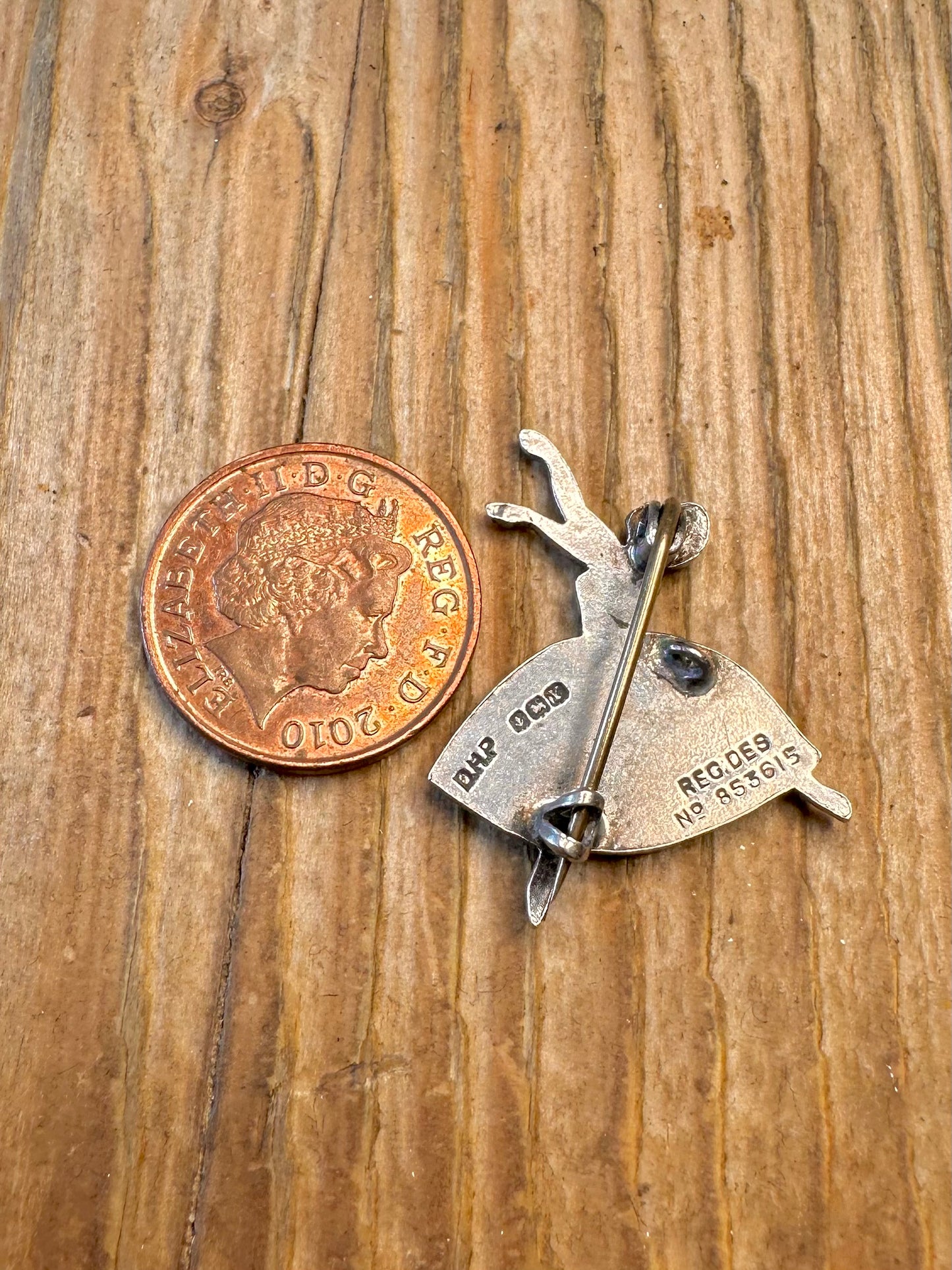 Ballerina 1948 Maker D.H Phillips 925 Sterling Silver Brooch