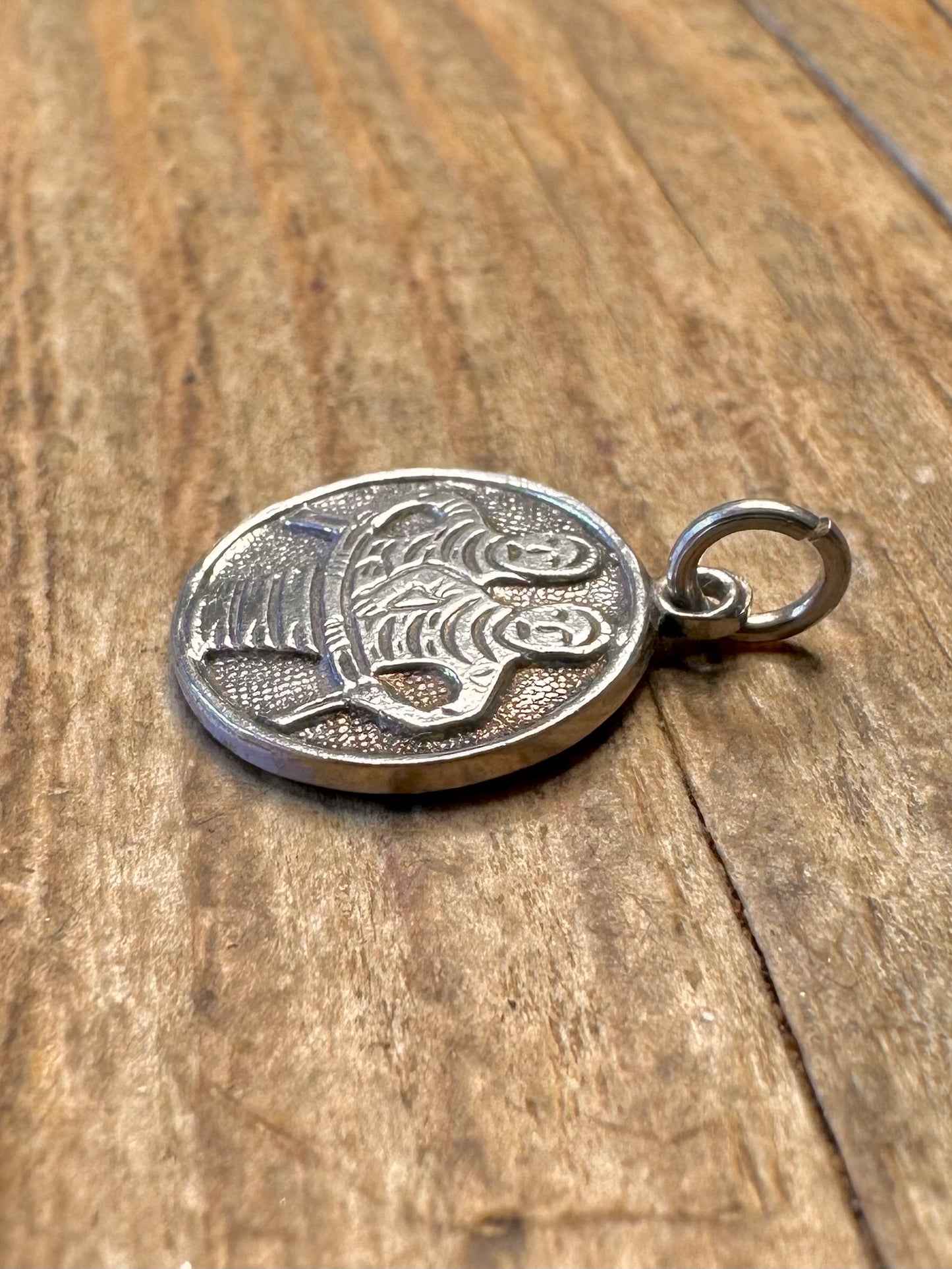 Gemini Sternzeichenkreis 925 Sterling Silber Anhänger