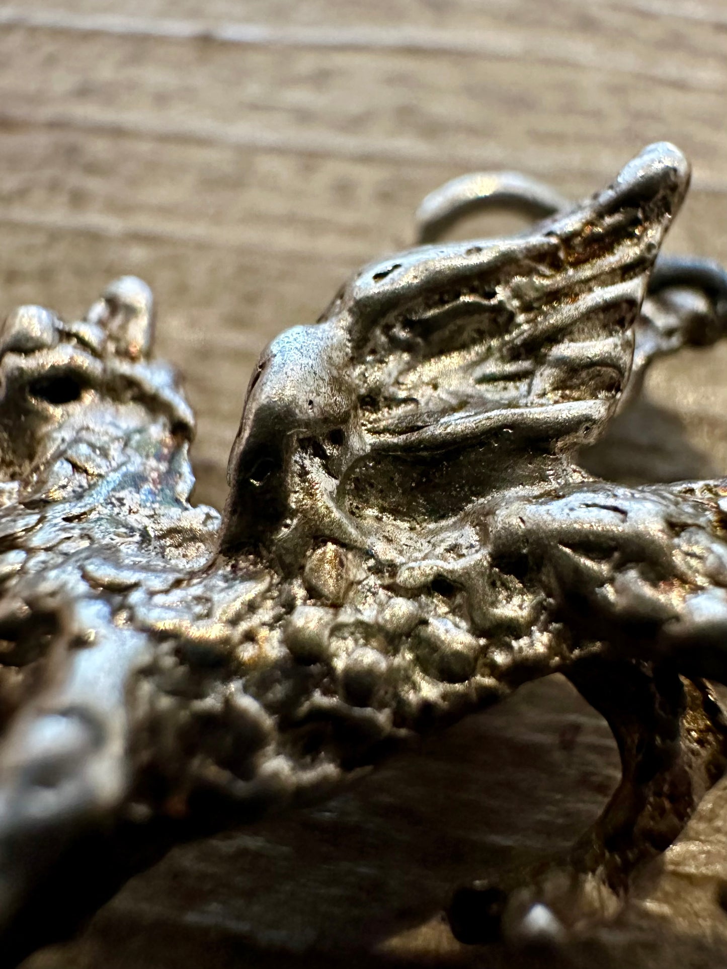 Vintage Welsh Dragon 925 Silver Charm Pendant