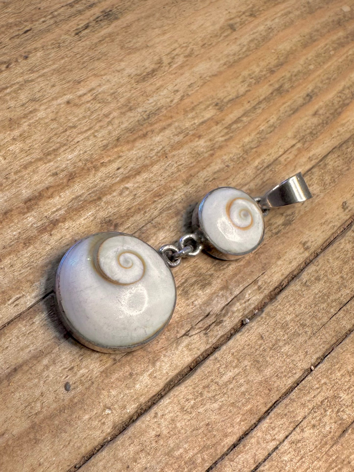 Eye Shiva Dangle 925 Sterling Silver Pendant