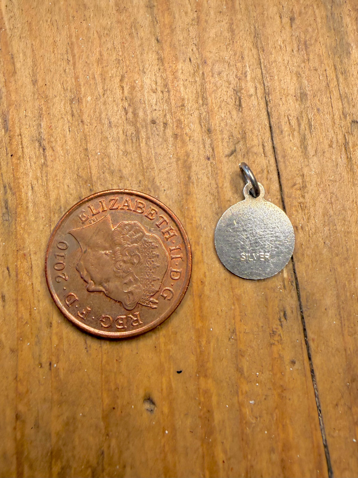 Small St Christopher 925 Sterling Silver Pendant