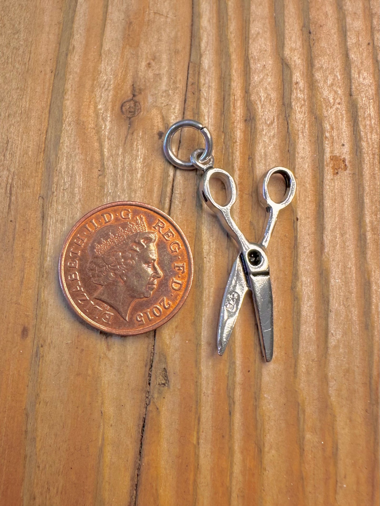 Scissors 925 Sterling Silver Pendant
