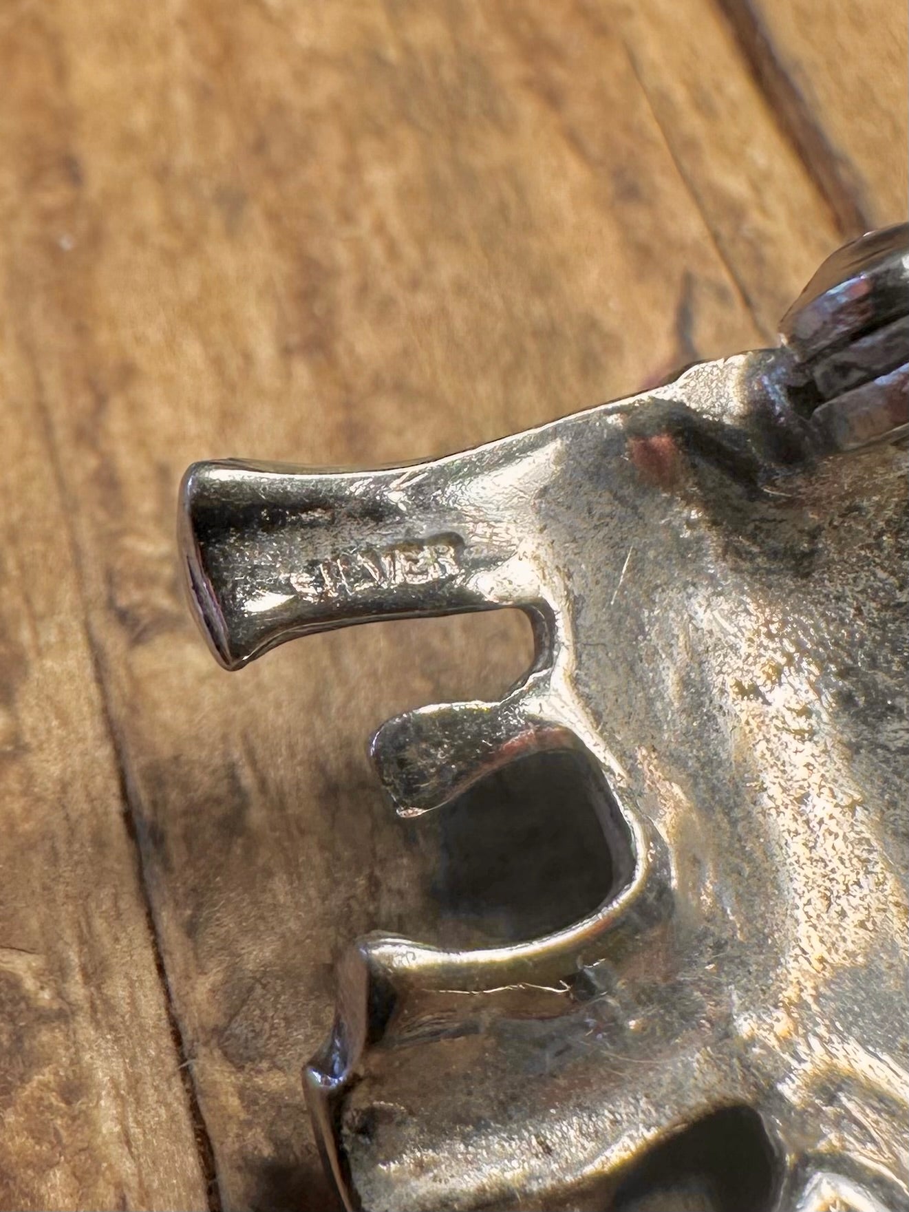 Emaille Elefant Markasit 925 Sterling Silber Brosche