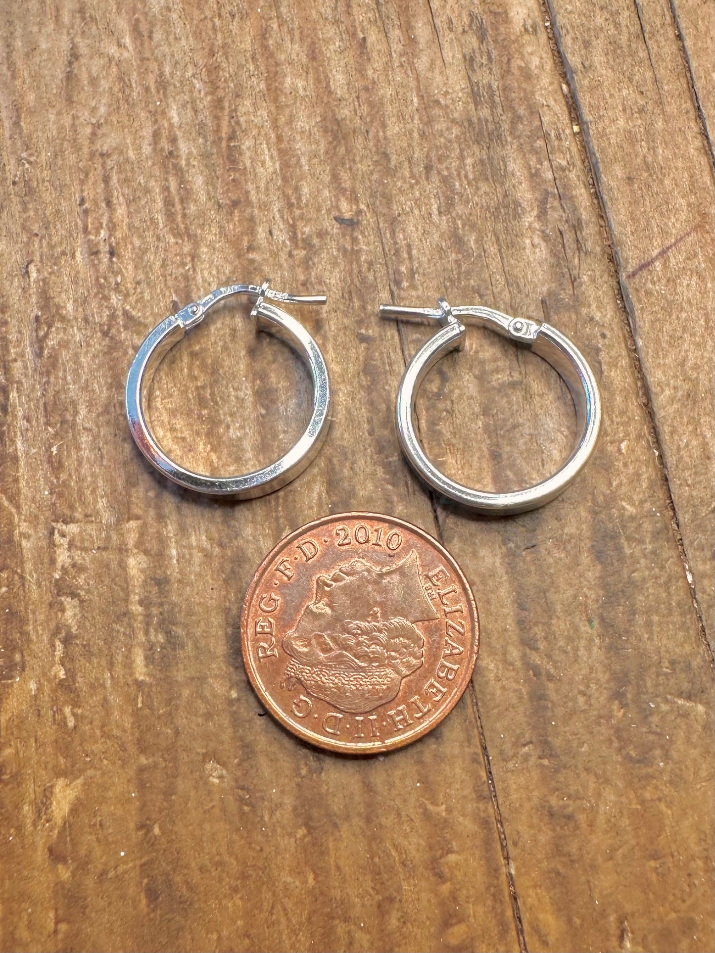 Chunky Hoops Italy 925 Sterling Silver Earrings