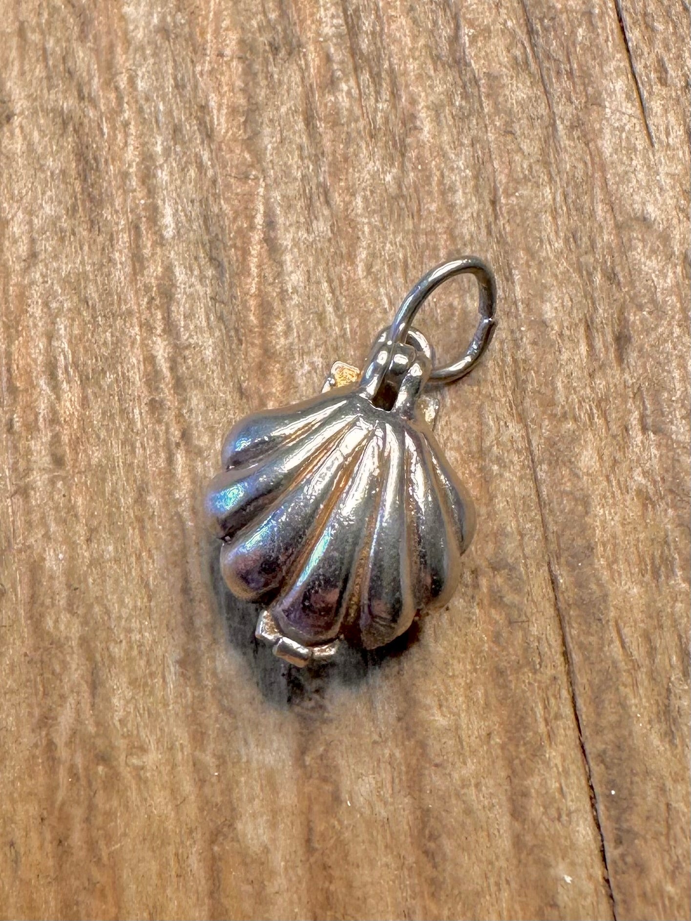 Oyster Clam Hinged with Pearl Maker CHIM 925 Sterling Silver Charm Pendant