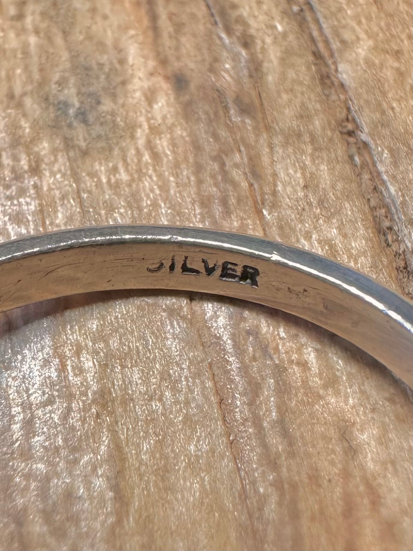 Vintage Tigers Eye Oval 925 Sterling Silver Size Q1/2 Ring