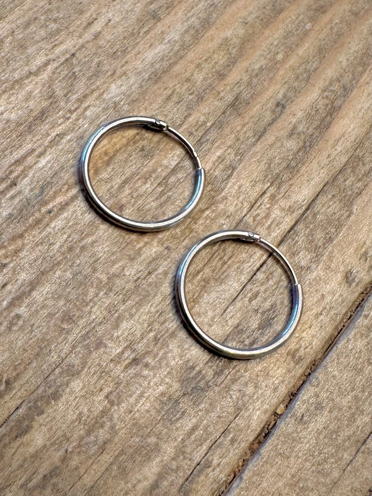 Kleine Creolen 925 Sterling Silber Ohrringe