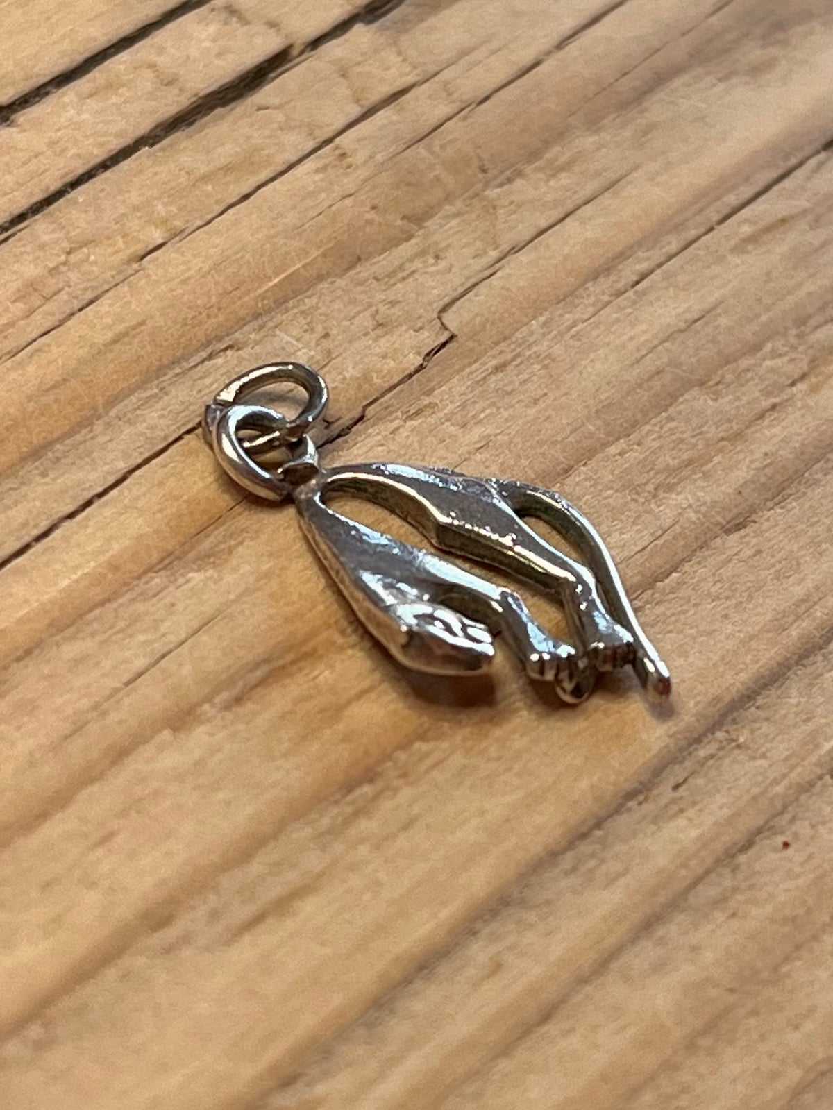 Hanging Panther 925 Sterling Silver Pendant