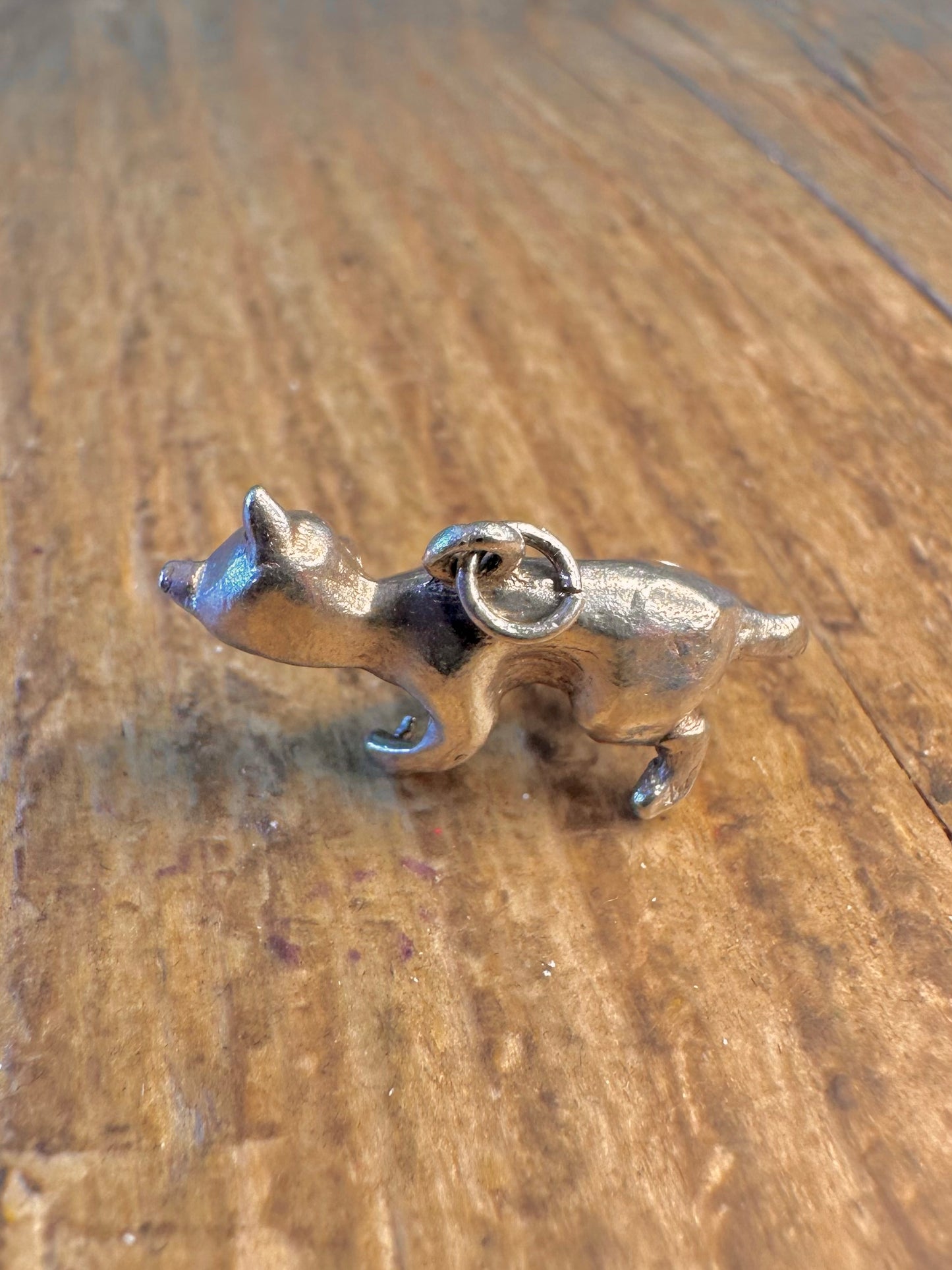 Cat 925 Sterling Silver Charm Pendant