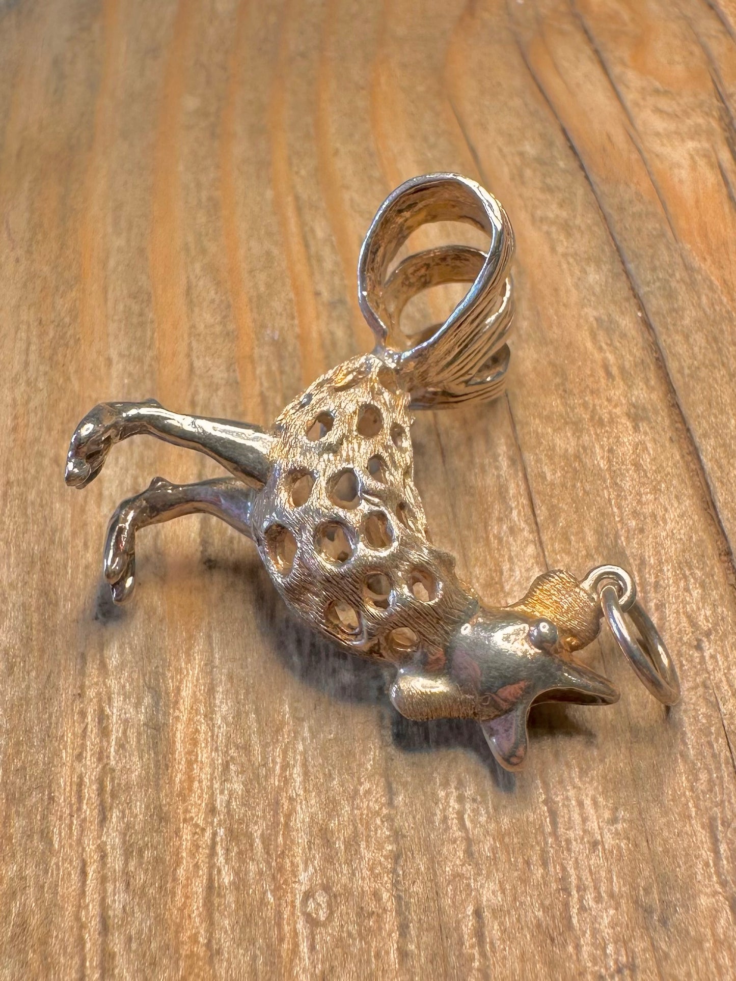 Vintage 1975 Rooster 925 Sterling Silver Pendant