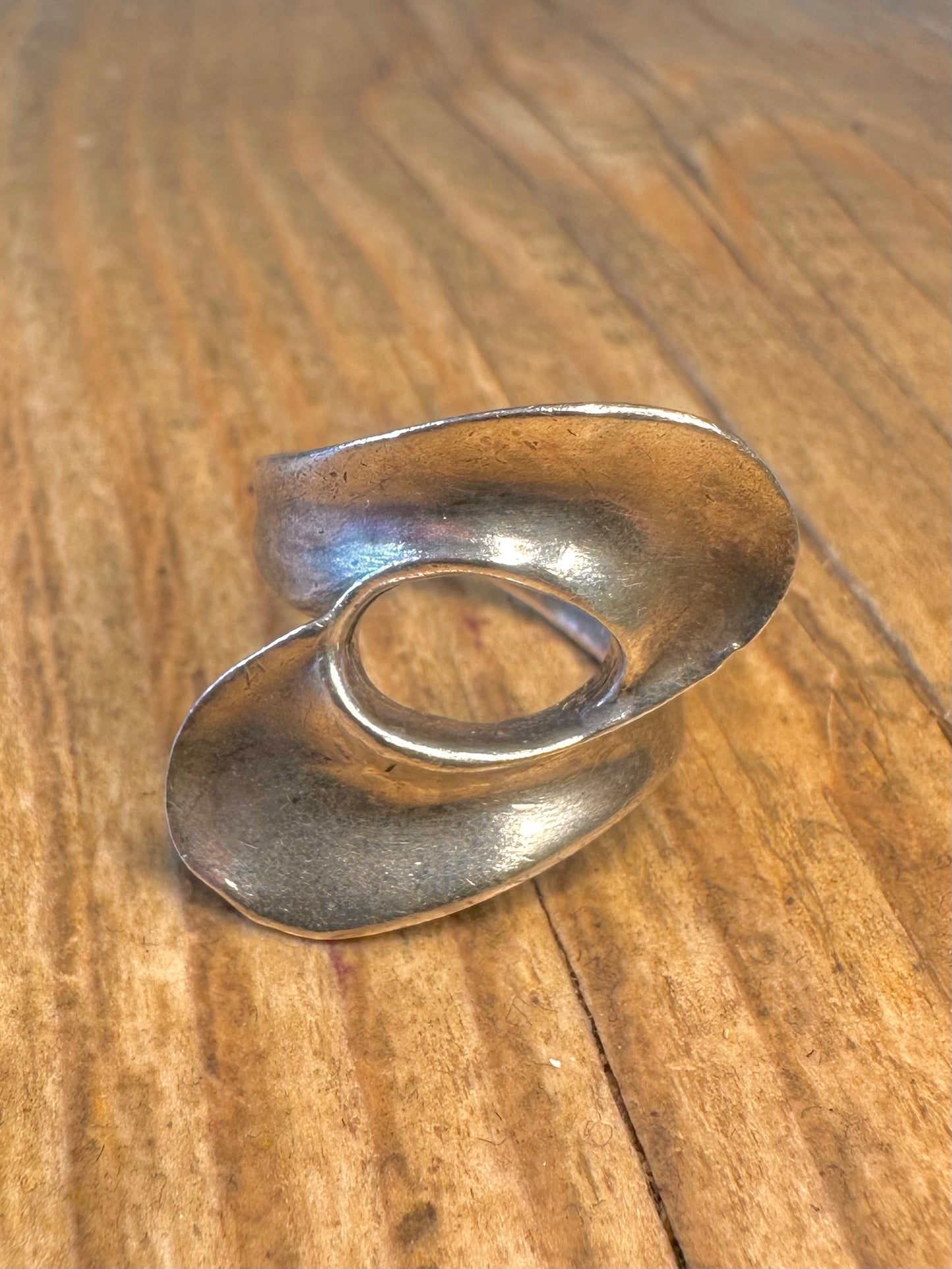 Bio MCM Eames Style 925 Sterling Silber Ring Größe L