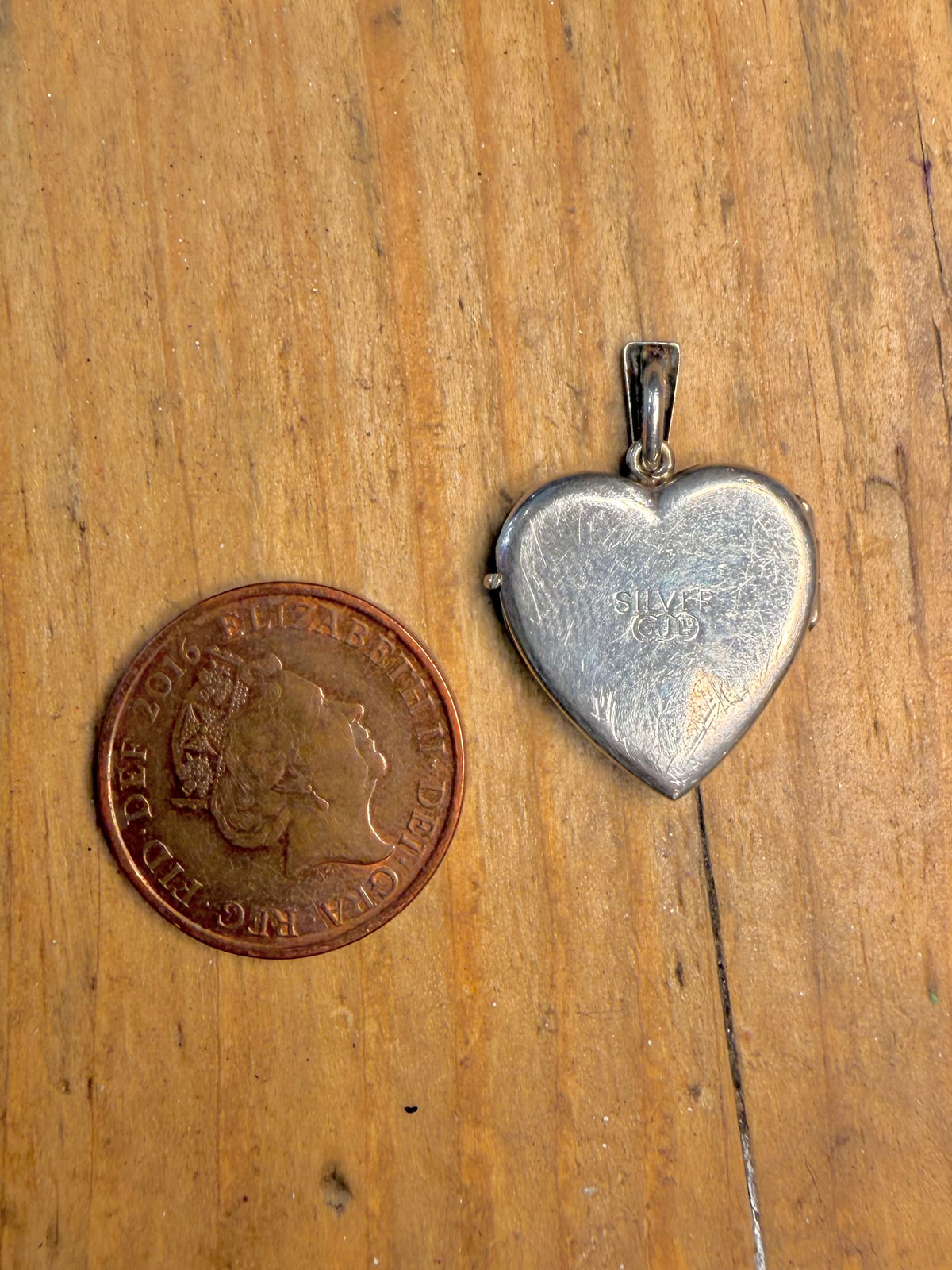 Georg Jensen Ltd Heart Spiral Locket 925 Sterling Silver Pendant