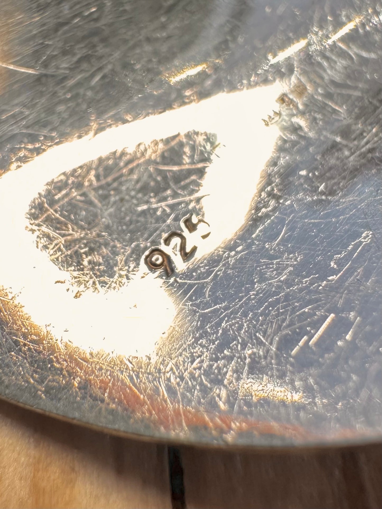 Abstract 2005 Modernist Swirl 925 Sterling Silver Brooch