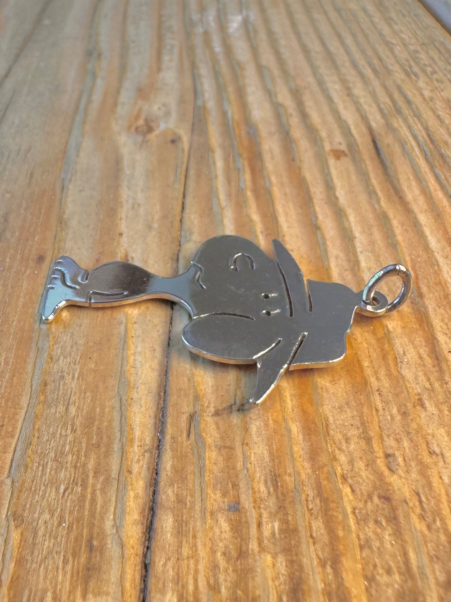 Peanuts Snoopy Cowboy Hat 800 Silver Pendant