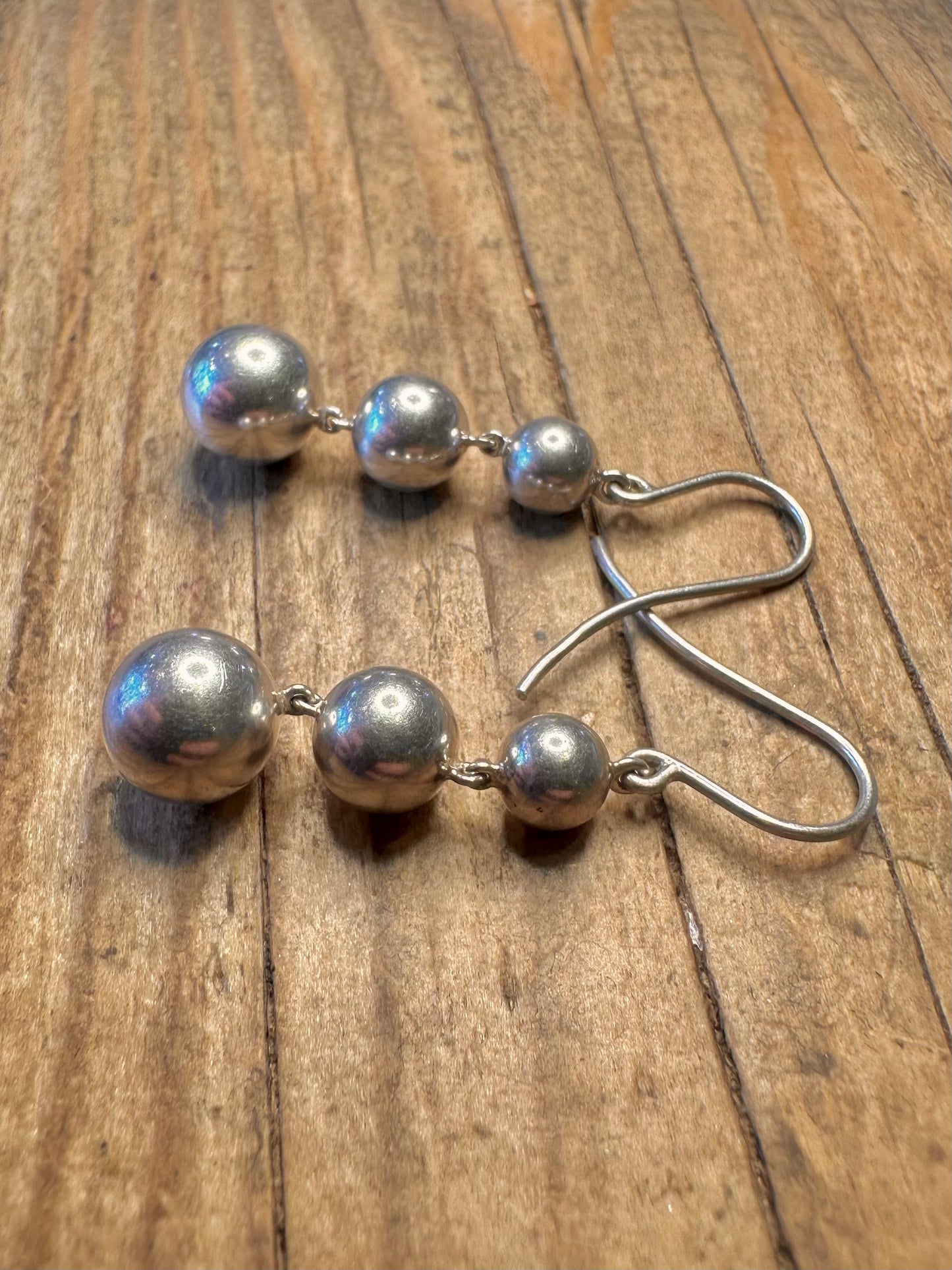 Georg Jensen Dangle 925 Sterling Silver Earrings
