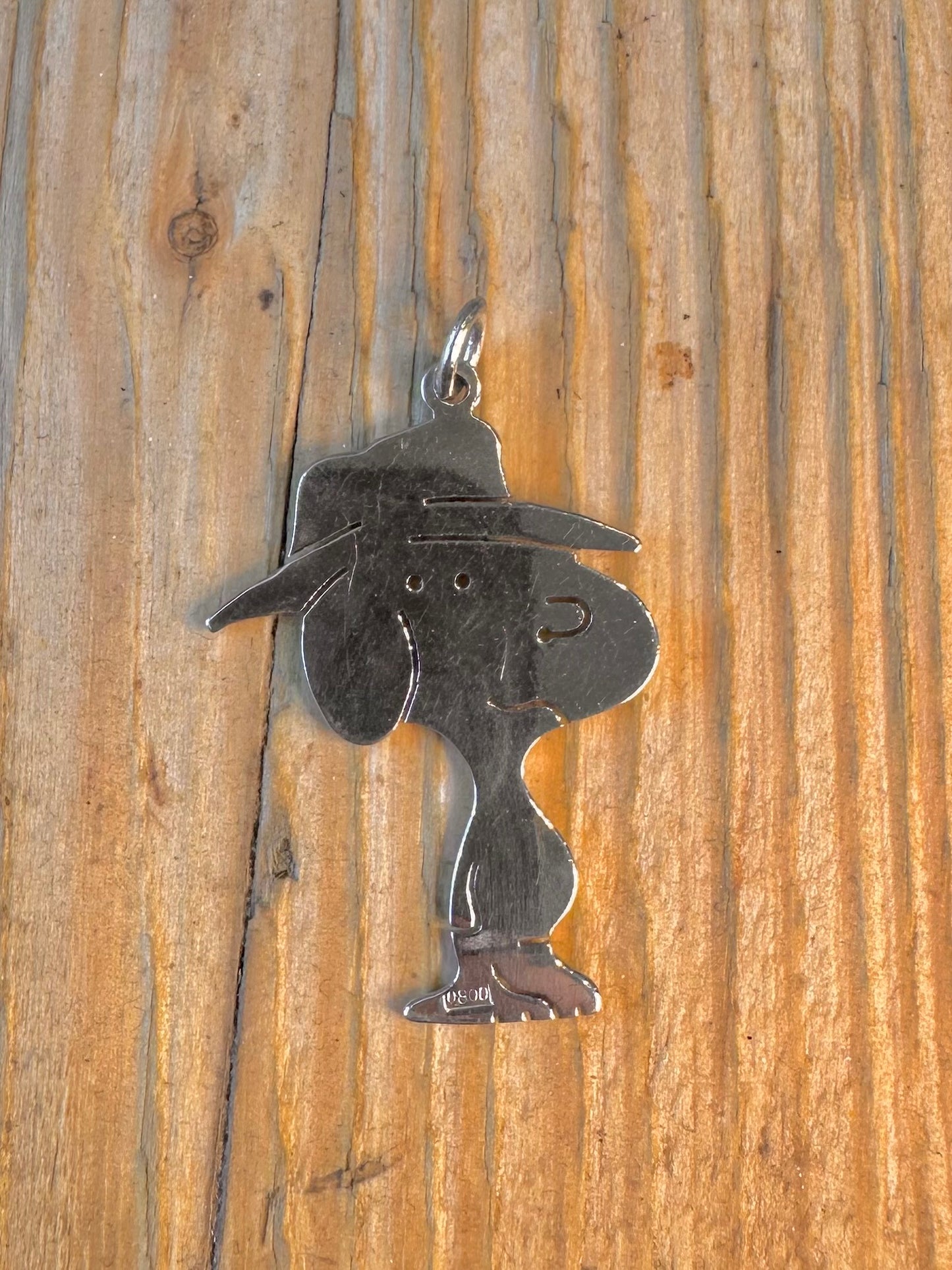Peanuts Snoopy Cowboy Hat 800 Silver Pendant