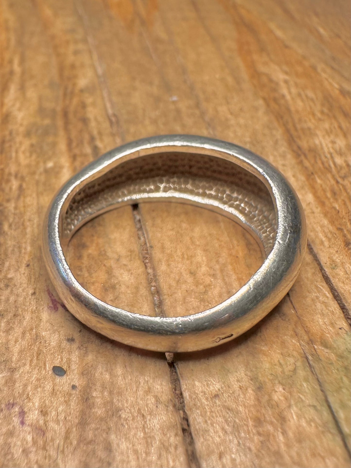 Modern Dome 925 Sterling Silver Size O Ring