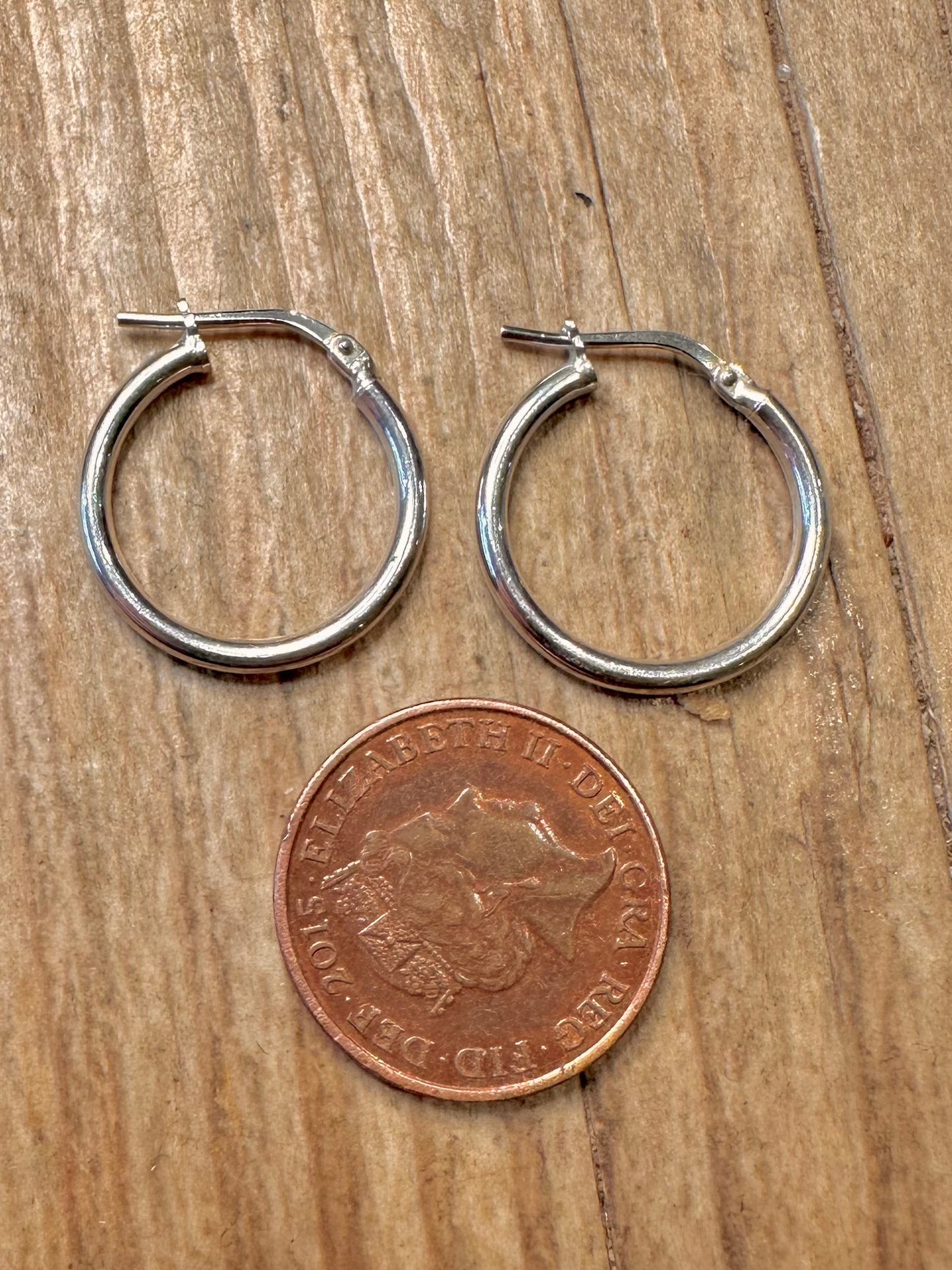 Vintage Creolen aus 925er Sterlingsilber