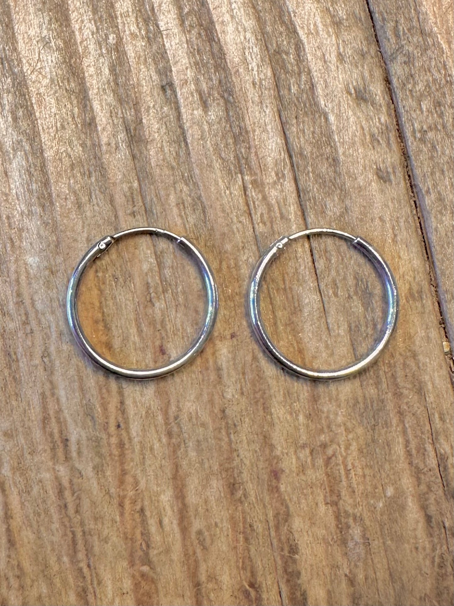 Kleine Creolen 925 Sterling Silber Ohrringe