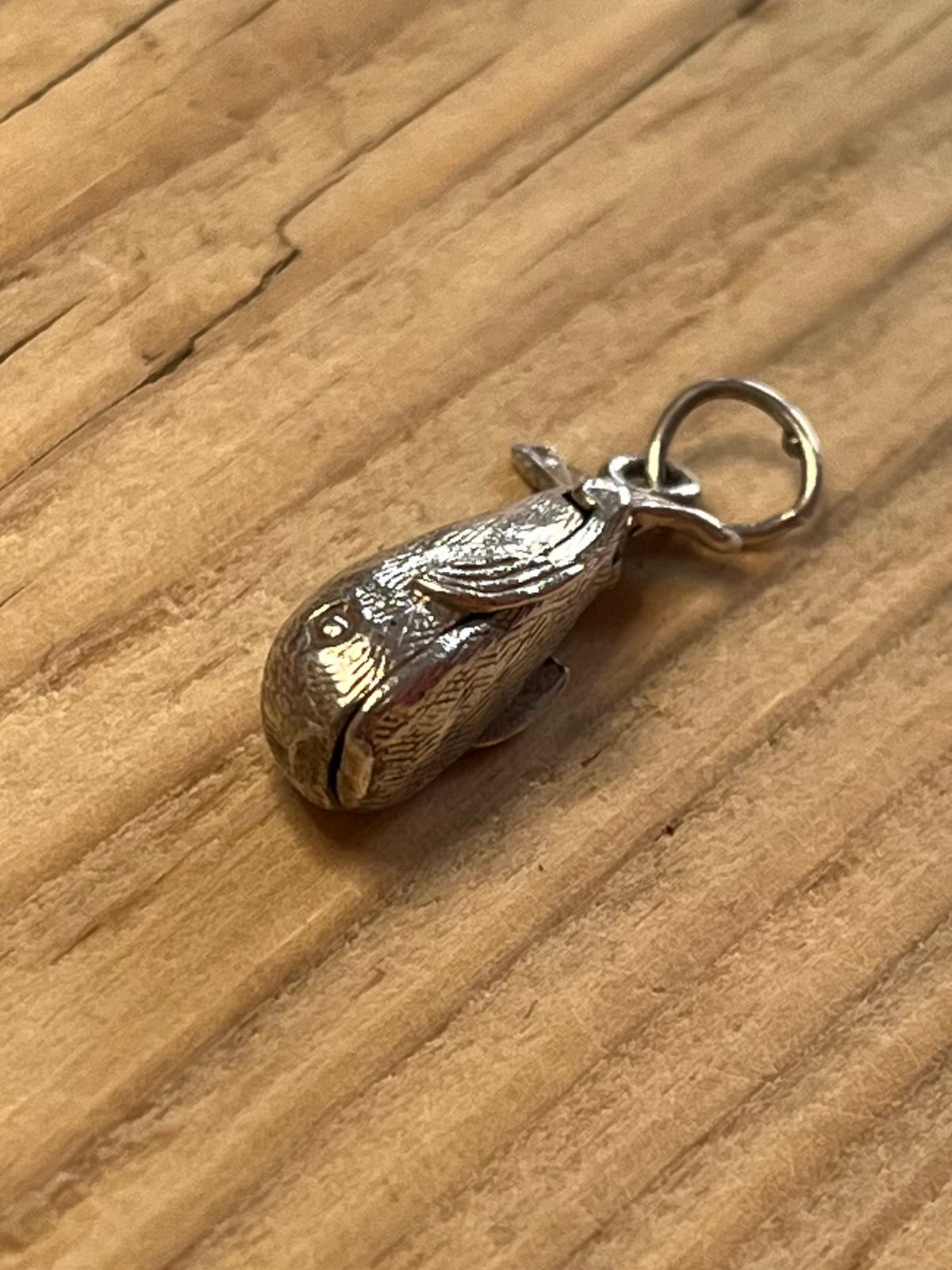 Jonah and the Whale Articulated 925 Sterling Silver Pendant