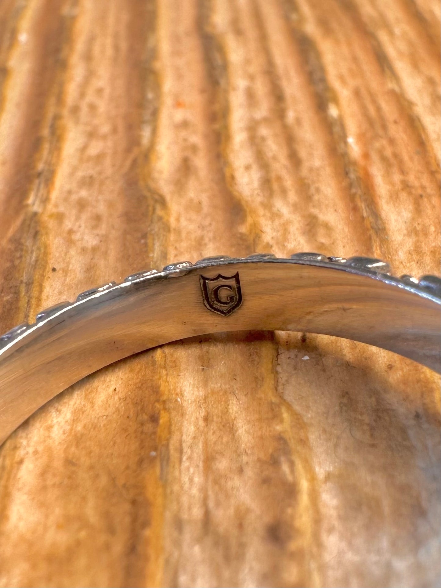Intertwined Snake Textured 925 Sterling Silver Size R Ring