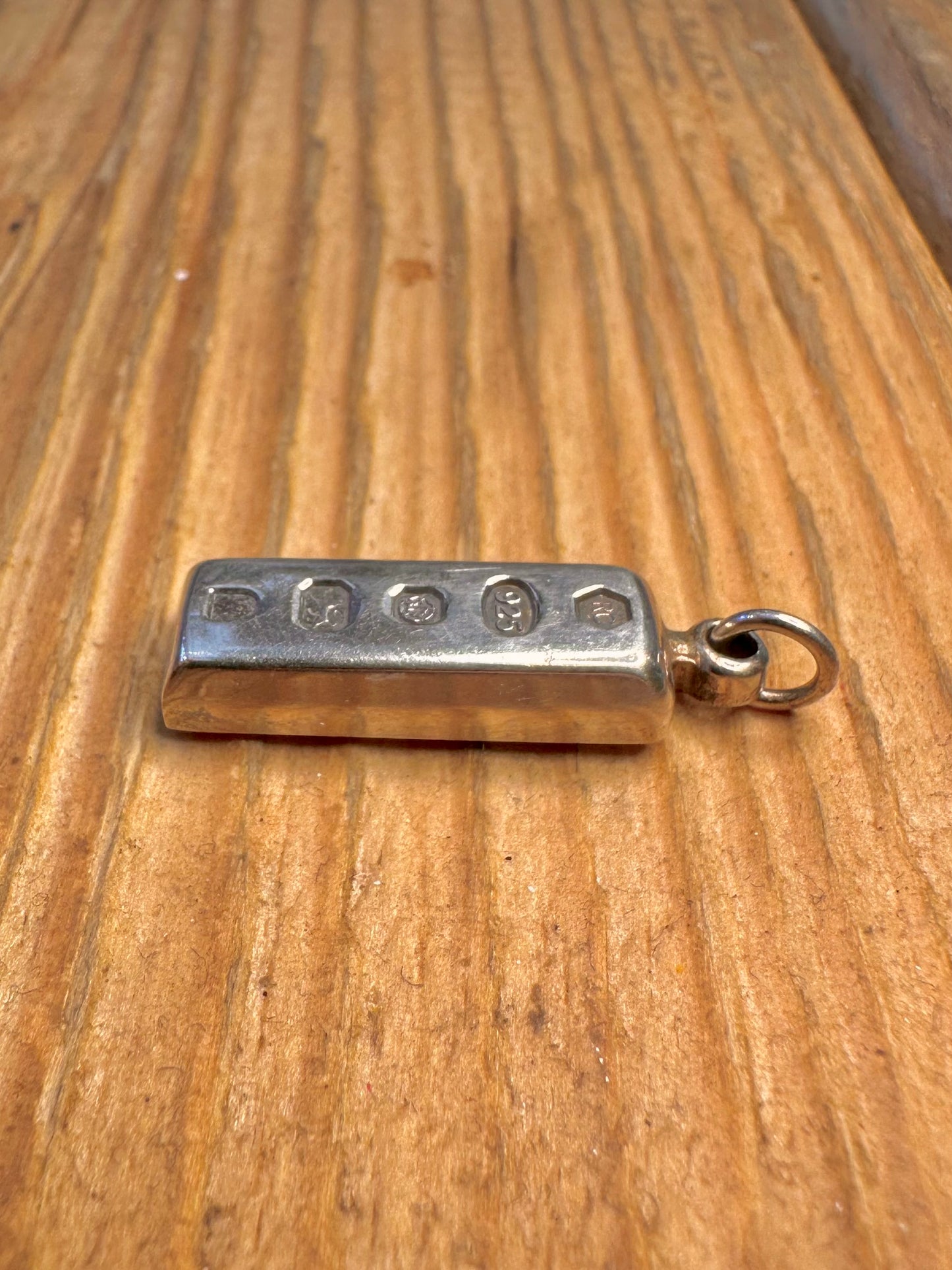 Ingot Maker RC Sheffield 925 Sterling Silver Pendant