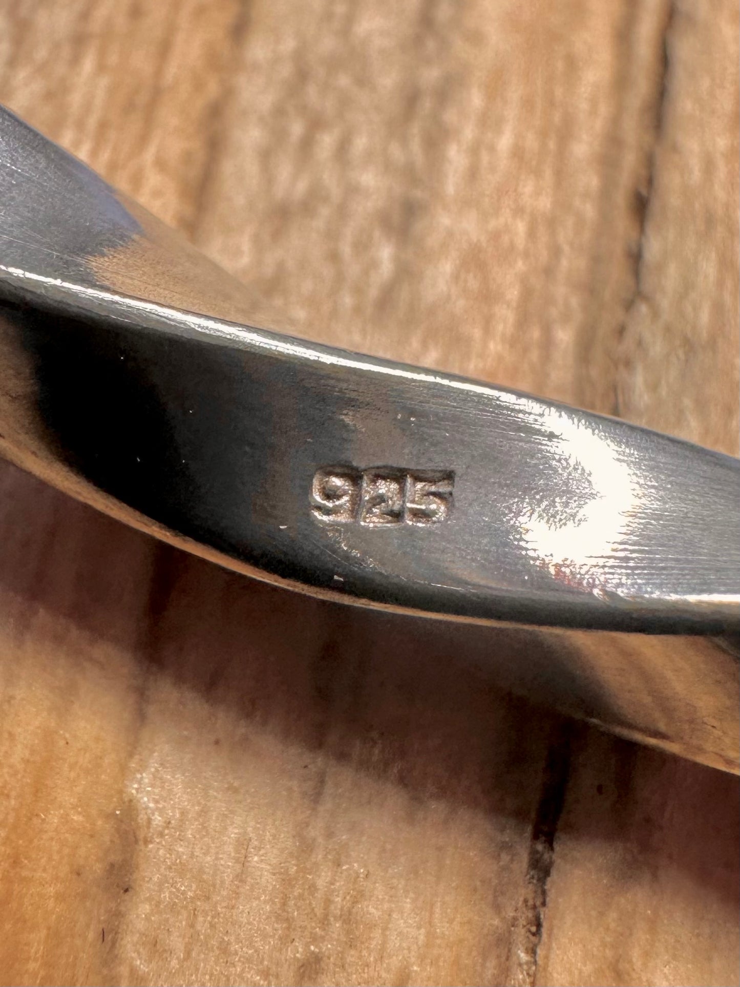 Vintage Twisted 925 Sterling Silver Bangle