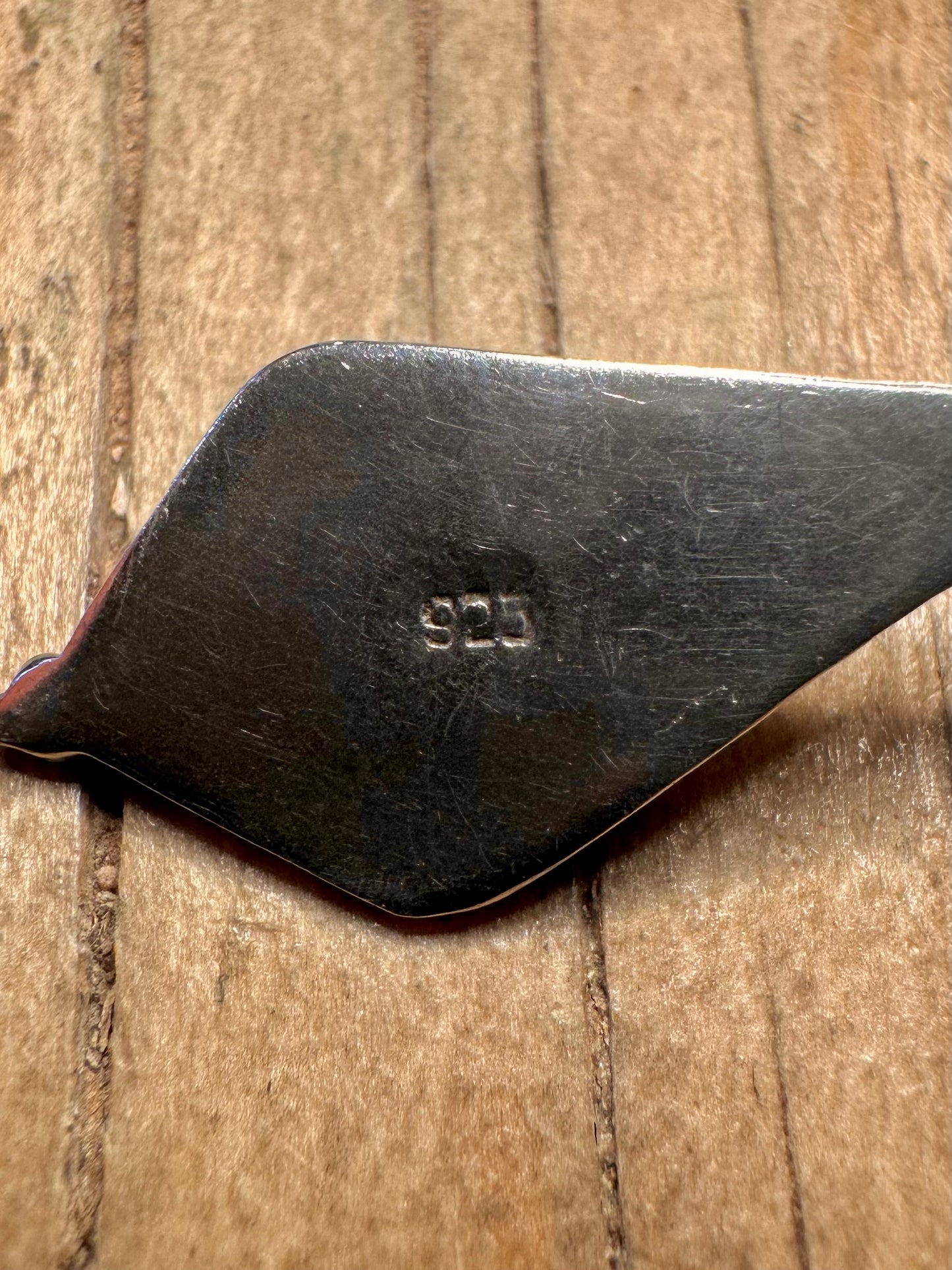 Vintage Garnet Boho 925 Sterling Silver Earrings