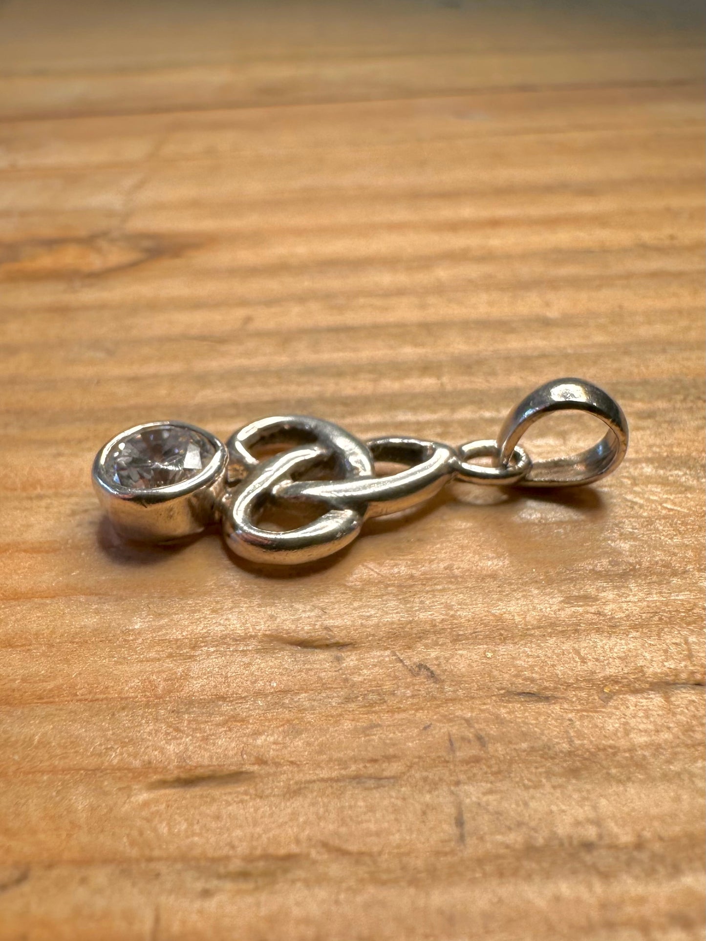 Celtic CZ 925 Sterling Silver Pendant