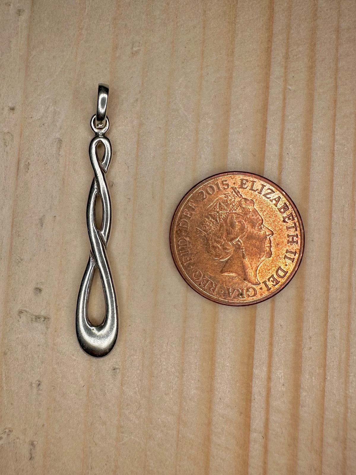 Infinity Twist 925 Sterling Silver Pendant