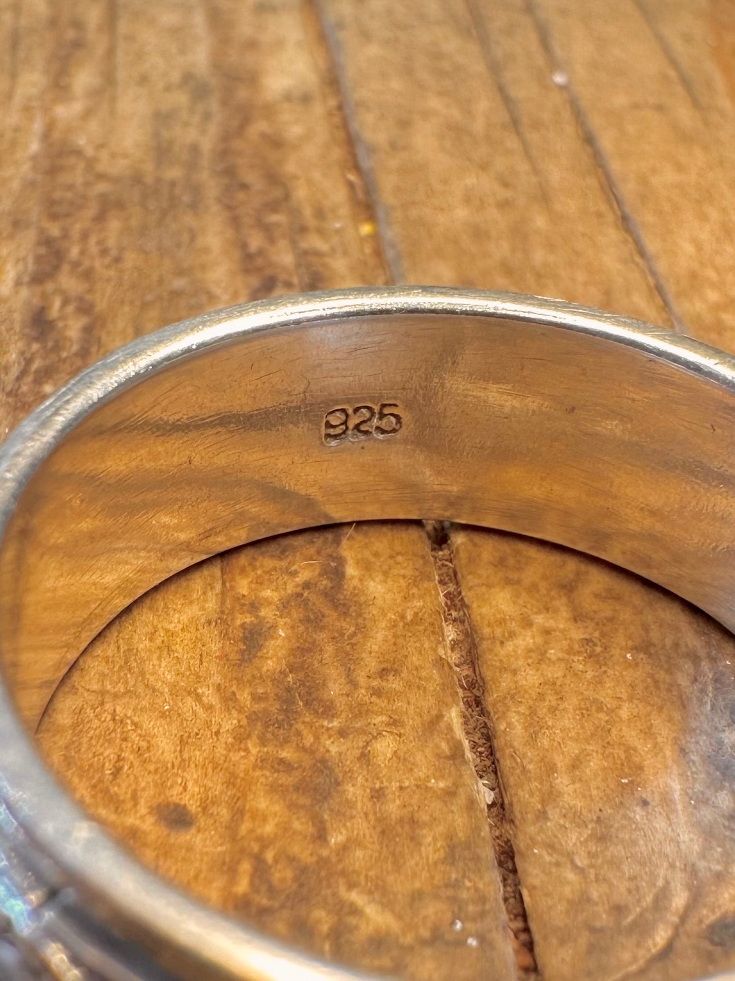 Dragon Spinner Band 925 Sterling Silver Size Z+2 1/2 Ring