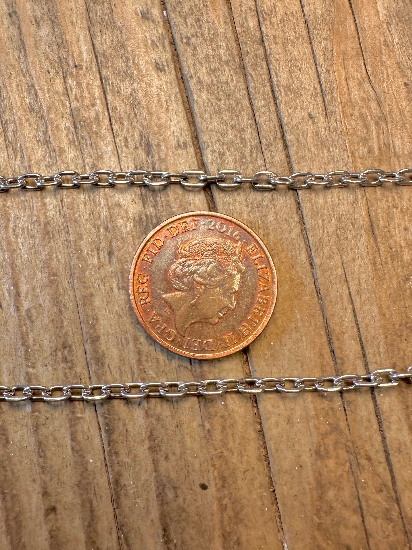 Cable Link Chain 925 Sterling Silver 25 inch Necklace