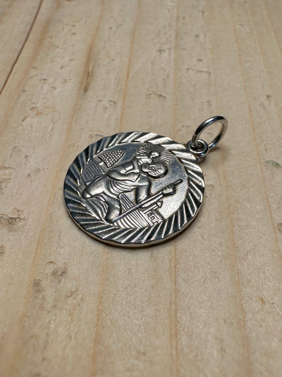 St. Christopher 925 Sterling Silver Pendant