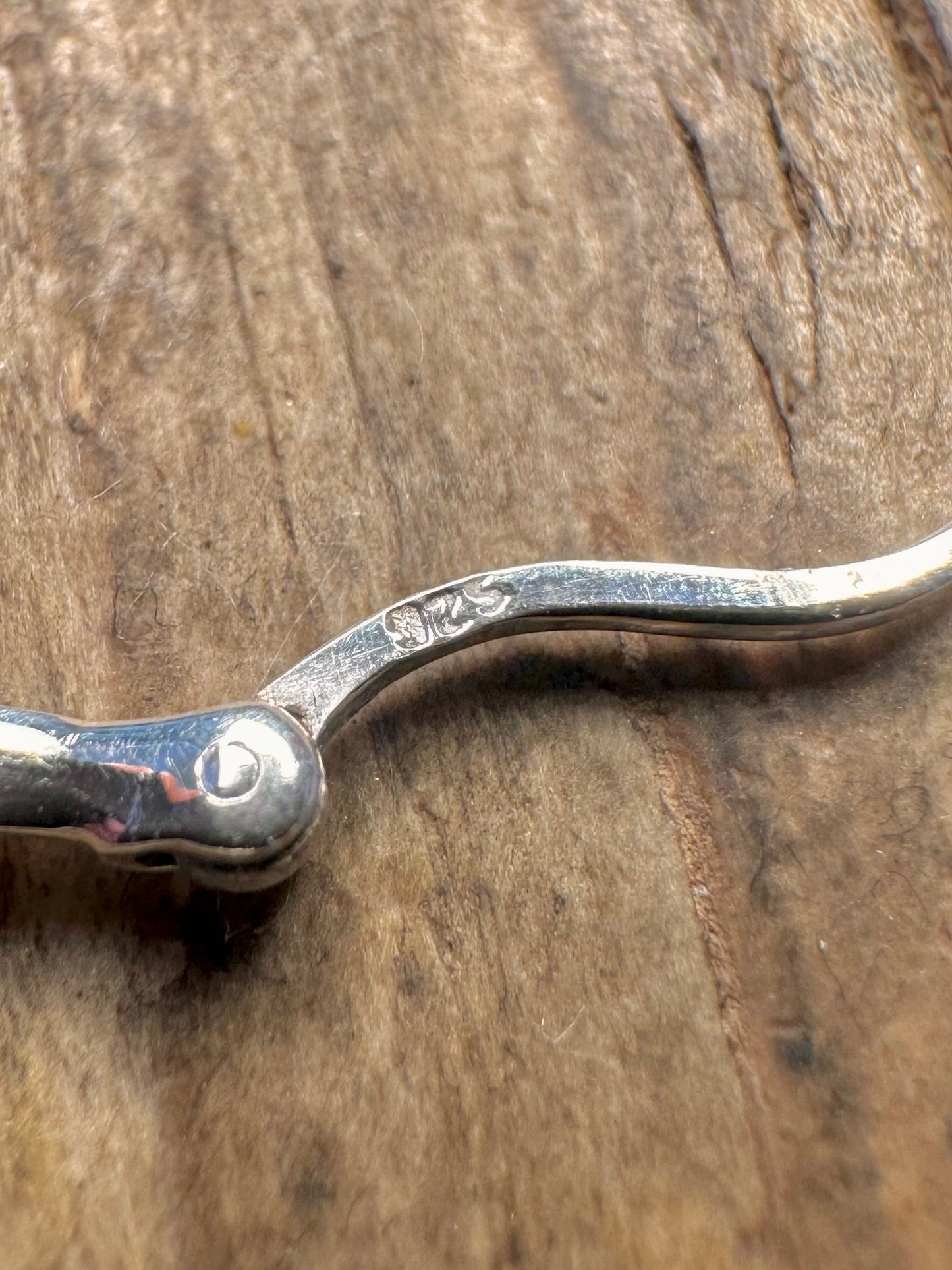 Längliche U-förmige 925er Sterling Silber Ohrringe
