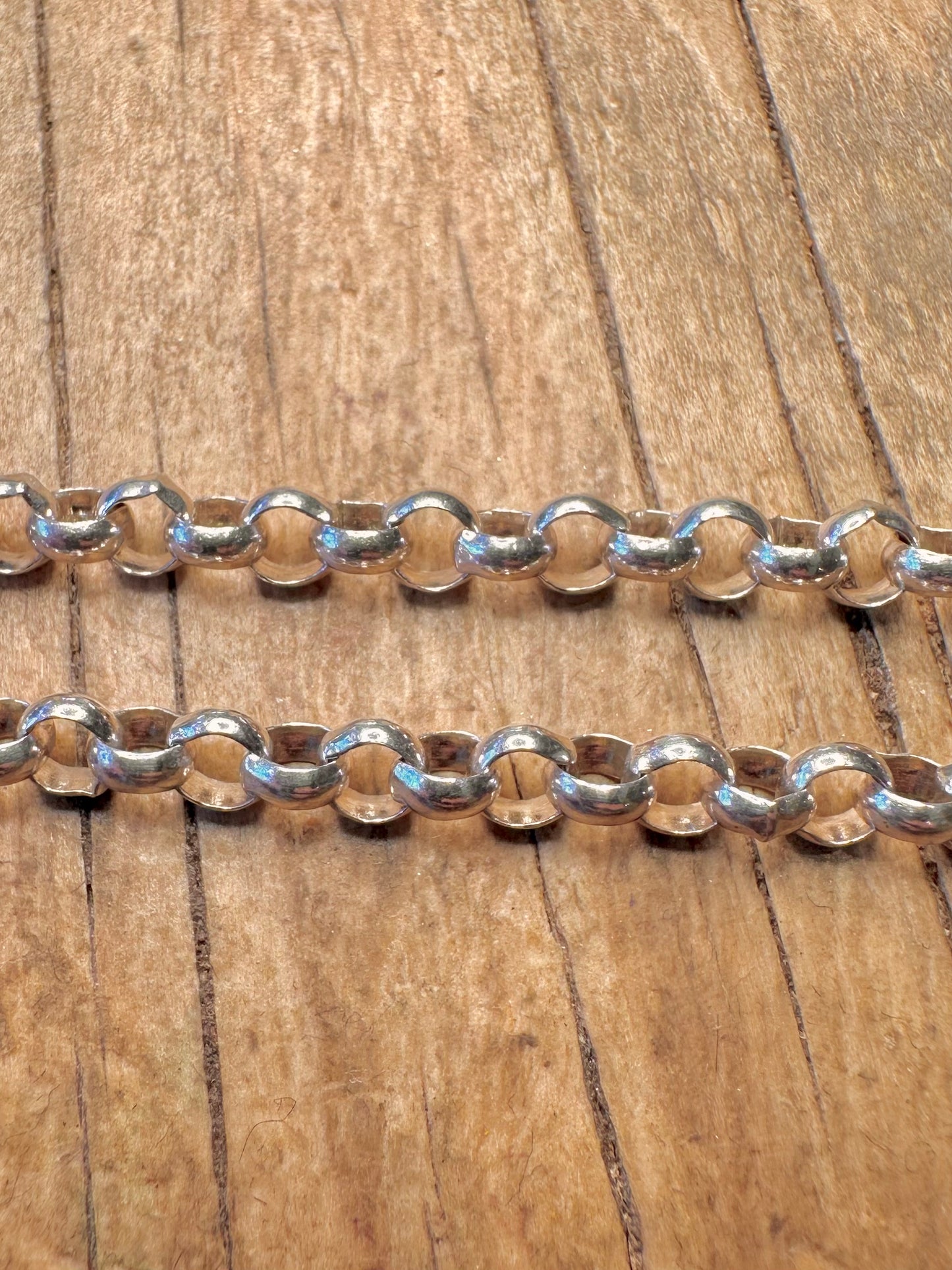 Belcherkette Albertkette T-Bar 925er Sterlingsilber 7 Zoll Armband