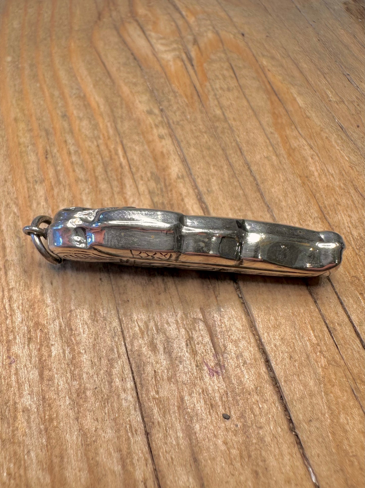 Vintage Egyptian Mummy Tomb 925 Sterling Silver Pendant
