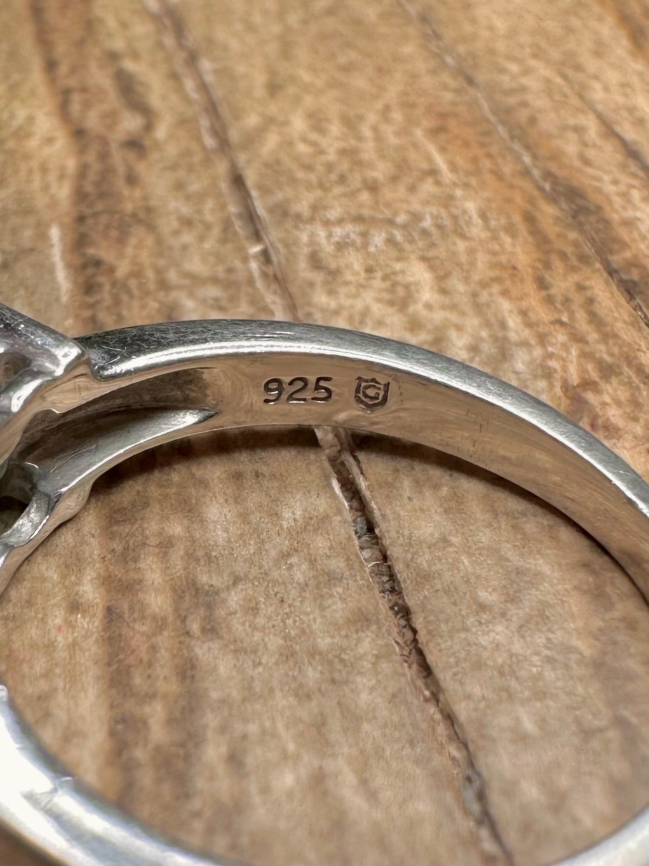 Vintage Multi Gemstone 925 Sterling Silver Size N1/2 Ring