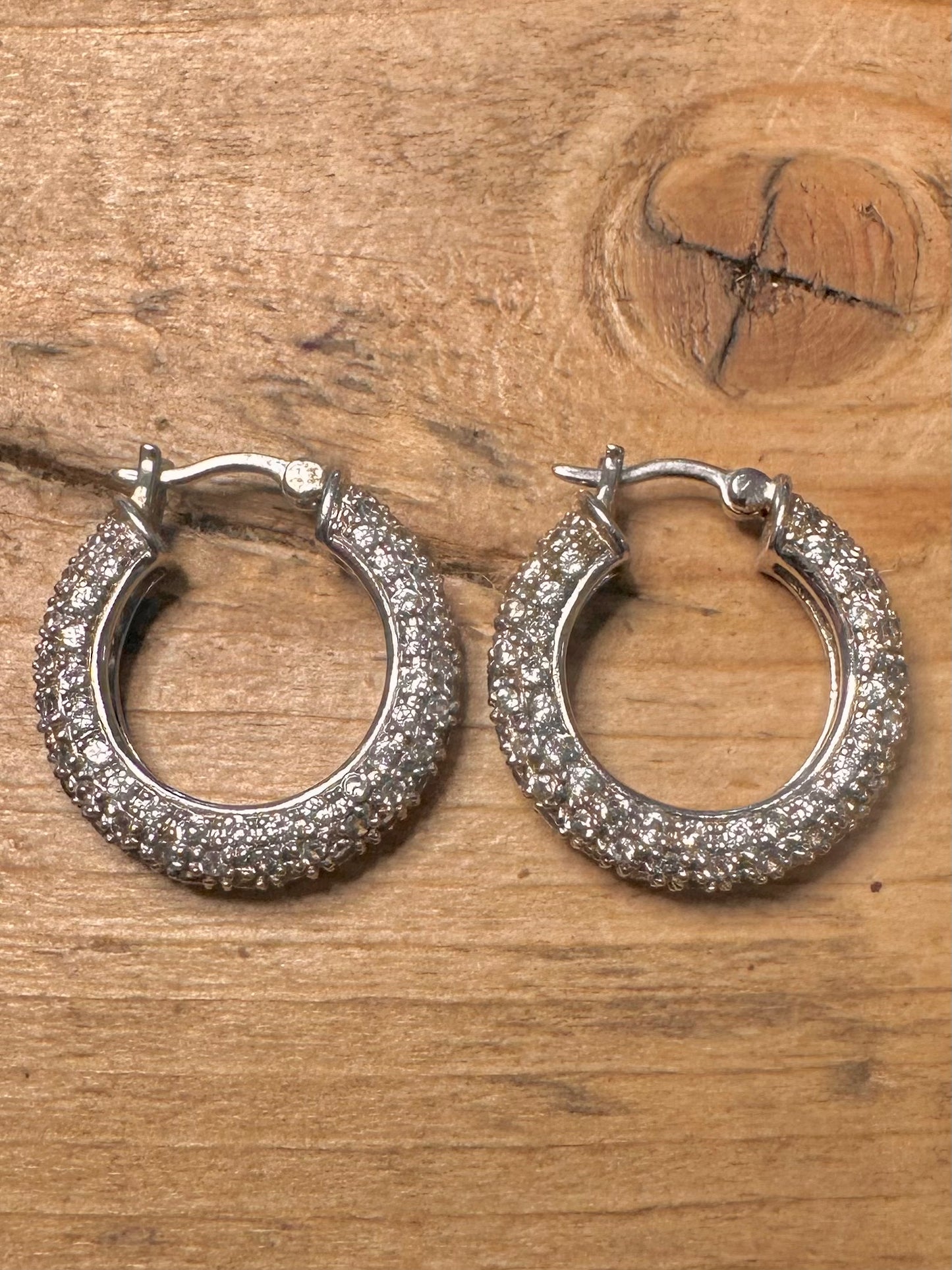 Modernist DQCZ Chunky Hoops 925 Silver Earrings