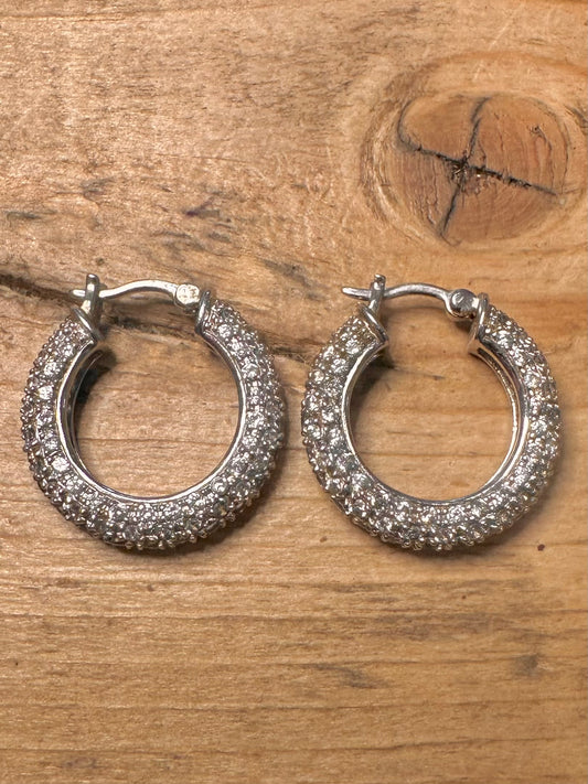 Modernist DQCZ Chunky Hoops 925 Silver Earrings